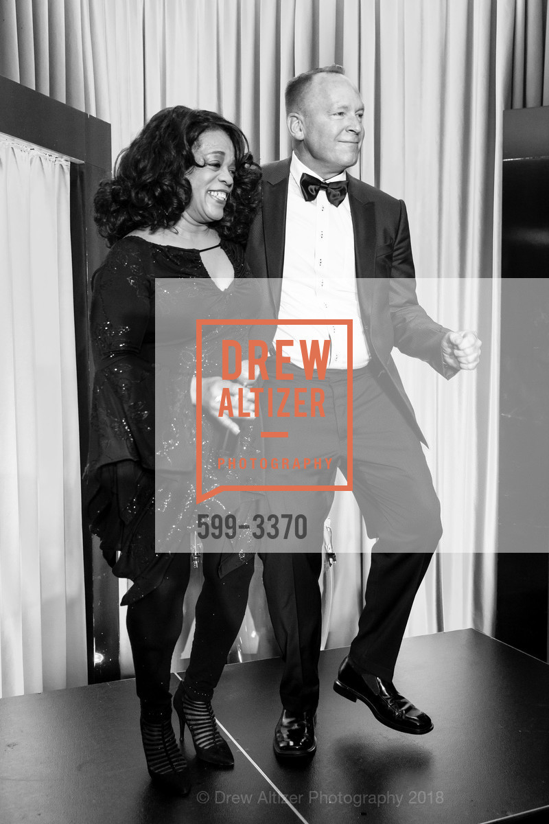 Evelyn Champagne King, Mike Hirner, Mike & Vic's 50TH Birthday, Clift Hotel, Spanish Suite, January 27th, 2018, Photo #599-3370 Evelyn Champagne King, Mike Hirner, Photo #599-3370