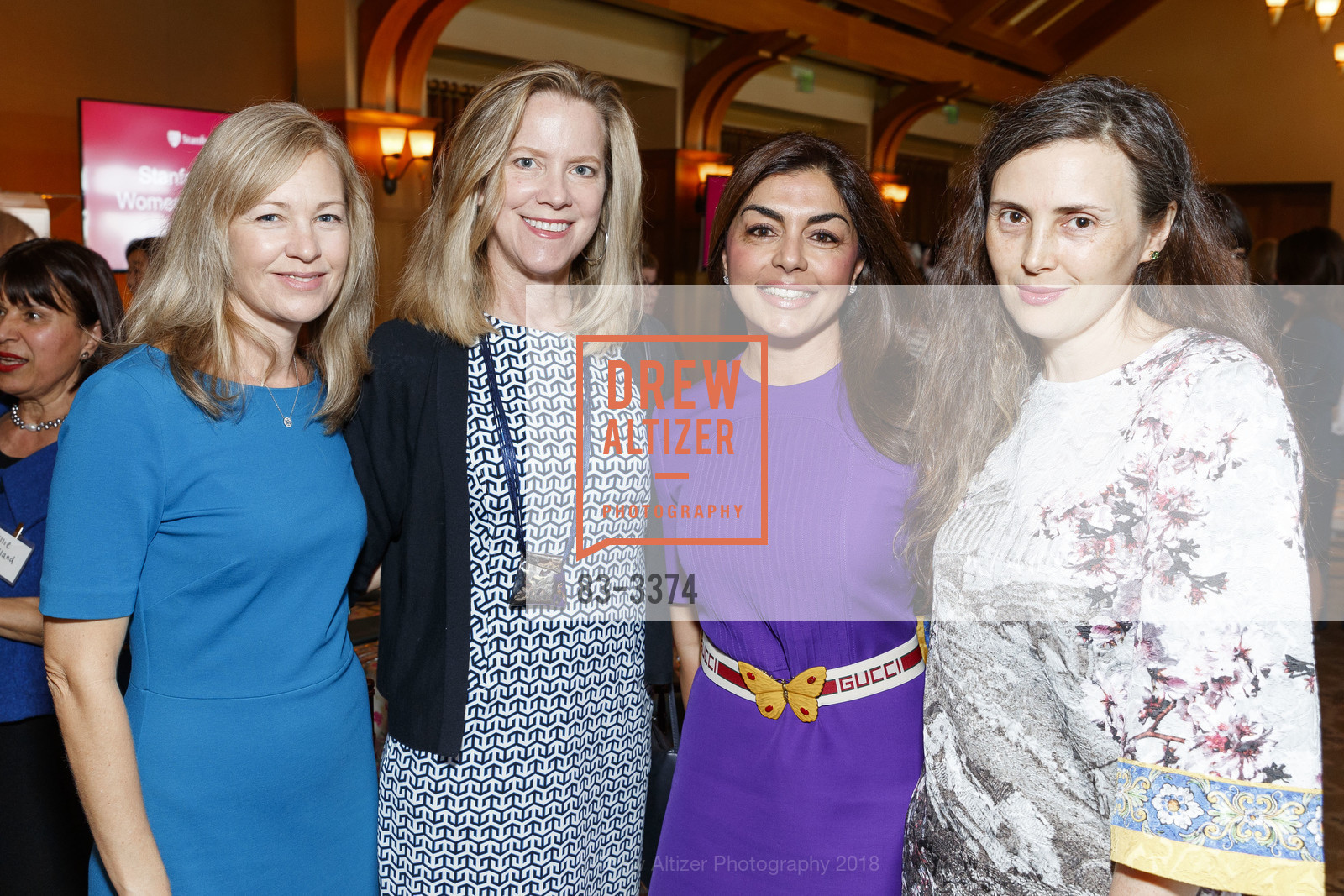 Cassie Christianson, Andie Hutchinson, Sara Abbasi, Simona Laiu, Stanford's Annual Women's Health Lunch 2018 - Peninsula, Sharon Heights Golf and Country Club. 2900 Sand Hill Road, Menlo Park, February 7th, 2018, Photo #83-3374 Cassie Christianson, Andie Hutchinson, Sara Abbasi, Simona Laiu, Photo #83-3374