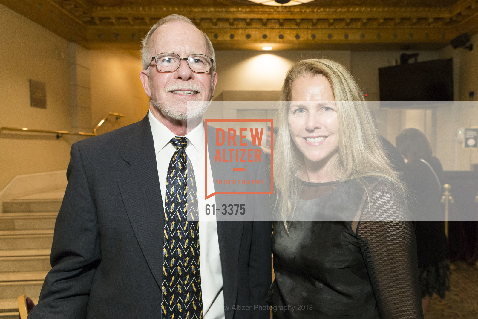 Bob Glavin, Robina Riccitiello, ACT's Producers Circle Dinner 2018, Geary Theater. 415 Geary Street, San Francisco, CA 94102, February 7th, 2018, Photo #61-3375 Bob Glavin, Robina Riccitiello, Photo #61-3375