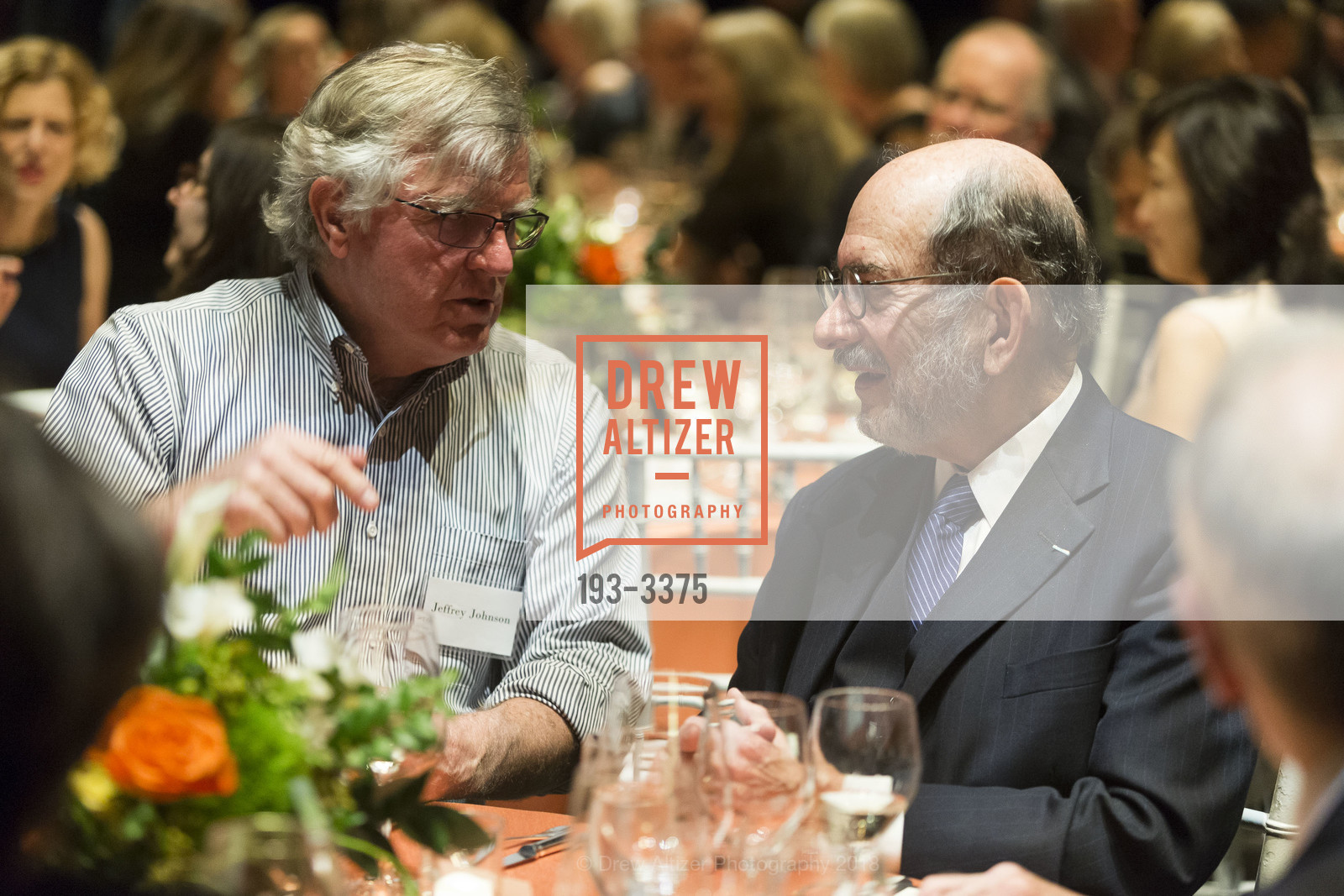 Jeffrey Johnson, Peter Pastreich, ACT's Producers Circle Dinner 2018, Geary Theater. 415 Geary Street, San Francisco, CA 94102, February 7th, 2018, Photo #193-3375 Jeffrey Johnson, Peter Pastreich, Photo #193-3375