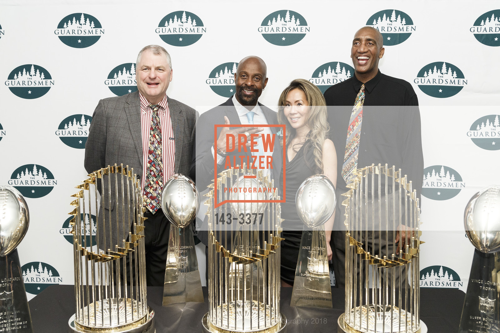 John Cassidy, Jerry Rice, Leah Ahn, Harold Pressley, Photo #143-3377
