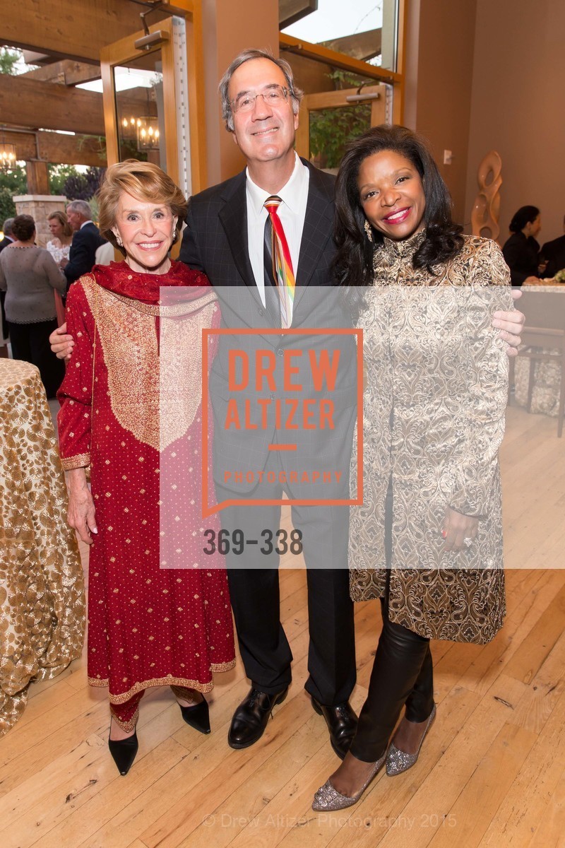 Joan Weill, Fred Giuffrida, Pamela Joyner, Photo #369-338