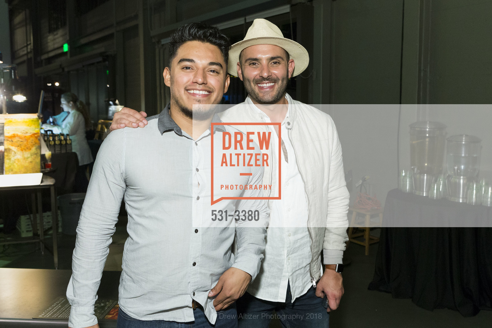 Josue Burgos, Luis Navarro, Science of Cocktails 2018, Exploratorium, Pier 15, The Embarcadero, SF. Exploratorium, Pier 15, The Embarcadero, SF, February 9th, 2018, Photo #531-3380 Josue Burgos, Luis Navarro, Photo #531-3380