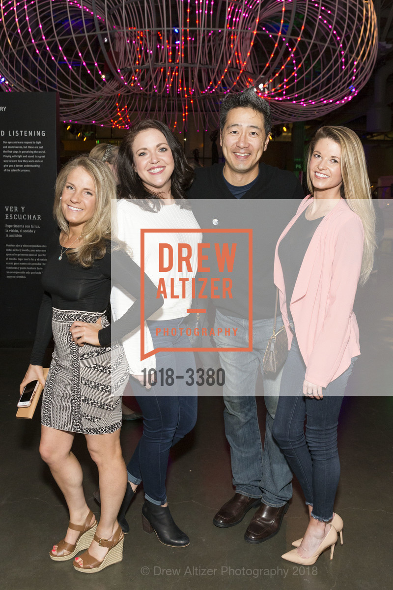 Yaro Stern, Kaylin Riley, Larry Chiang, Kelly Goodey, Science of Cocktails 2018, Exploratorium, Pier 15, The Embarcadero, SF. Exploratorium, Pier 15, The Embarcadero, SF, February 9th, 2018, Photo #1018-3380 Yaro Stern, Kaylin Riley, Larry Chiang, Kelly Goodey, Photo #1018-3380
