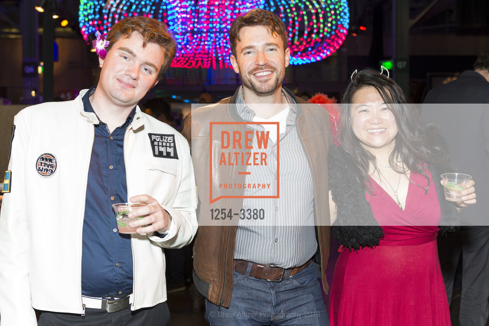 Ben Engler, Nick Lupinetti, Connie Chung, Science of Cocktails 2018, Exploratorium, Pier 15, The Embarcadero, SF. Exploratorium, Pier 15, The Embarcadero, SF, February 9th, 2018, Photo #1254-3380 Ben Engler, Nick Lupinetti, Connie Chung, Photo #1254-3380
