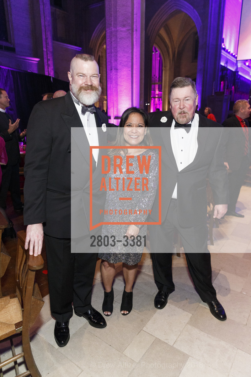 Michael Hendron, Heidi Ho, Bill Quinn, Grace Cathedral's Carnivale 2018, Grace Cathedral. 1100 California St, San Francisco, CA 94108, February 13th, 2018, Photo #2803-3381 Michael Hendron, Heidi Ho, Bill Quinn, Photo #2803-3381