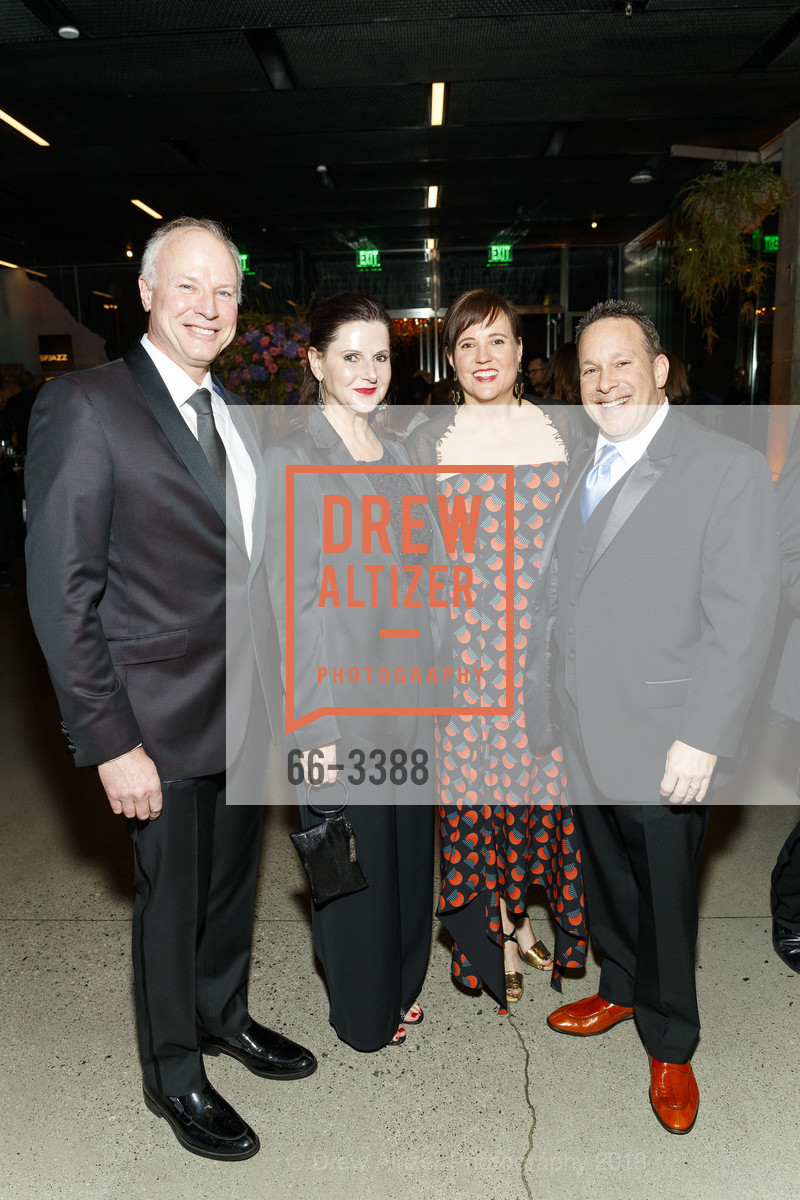Don Derheim, Diane Mailey, Katie Wilcox, Robert Kozlowski, SFJAZZ Gala 2018, SFJAZZ Center. 201 Franklin Street, February 1st, 2018, Photo #66-3388 Don Derheim, Diane Mailey, Katie Wilcox, Robert Kozlowski, Photo #66-3388
