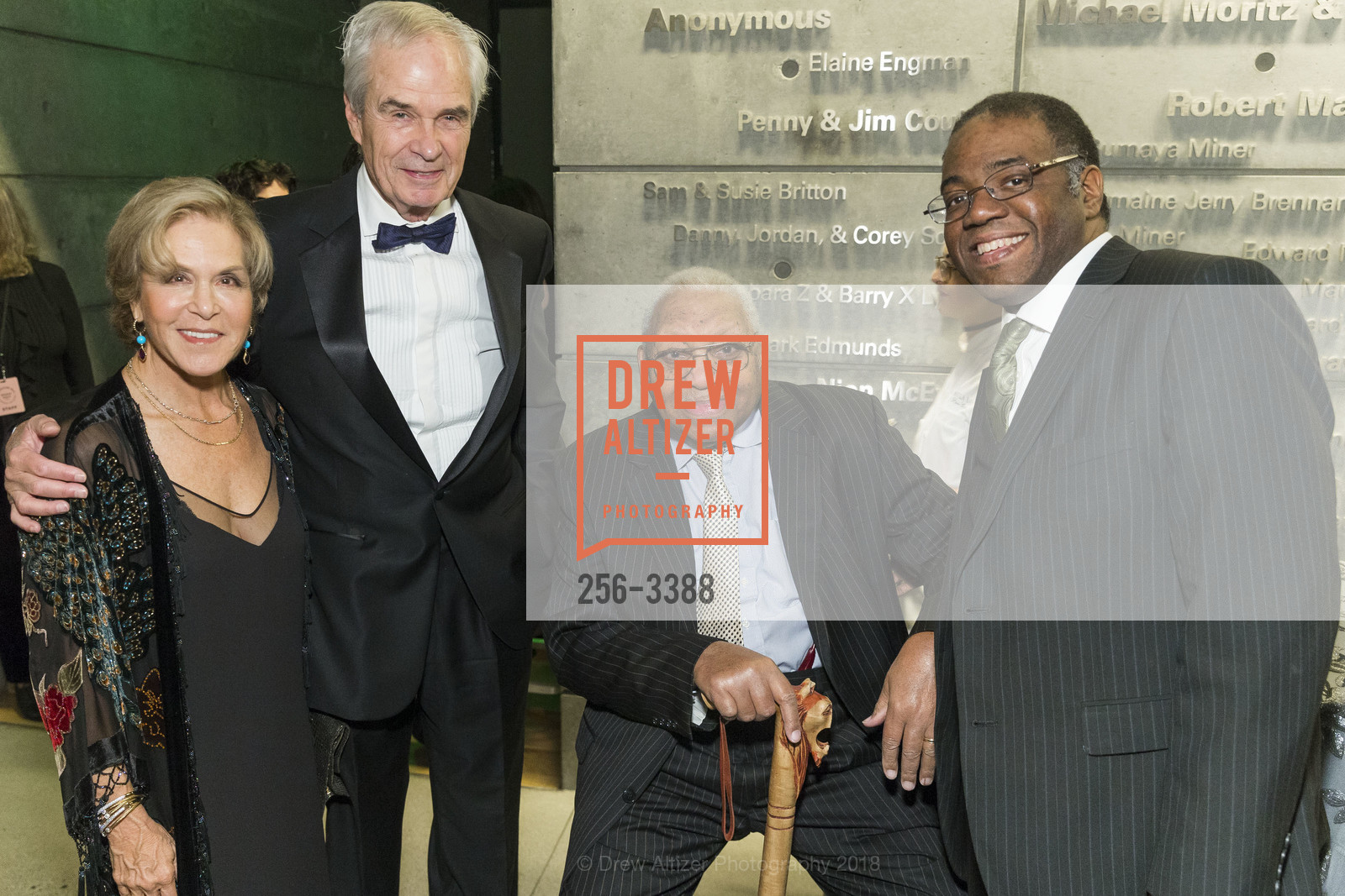 Judith Rodin, Paul Verkuil, Ellis Marsalis, SFJAZZ Gala 2018, SFJAZZ Center. 201 Franklin Street, February 1st, 2018, Photo #256-3388 Judith Rodin, Paul Verkuil, Ellis Marsalis, Photo #256-3388