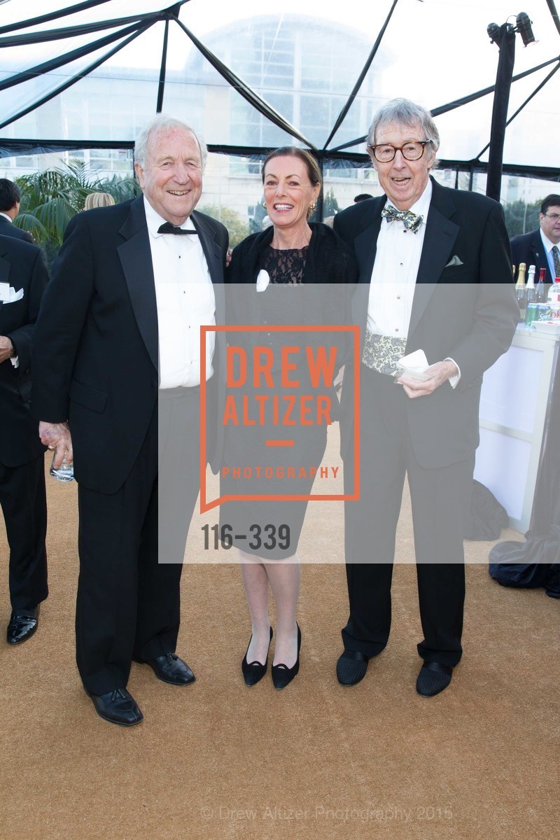 Dennis Reagan, Marguerite Atkins, Stan Buchanan, University of San Francisco Alumni Awards Gala 2015, University of San Francisco. University of San Francisco, October 2nd, 2015, Photo #116-339 Dennis Reagan, Marguerite Atkins, Stan Buchanan, Photo #116-339