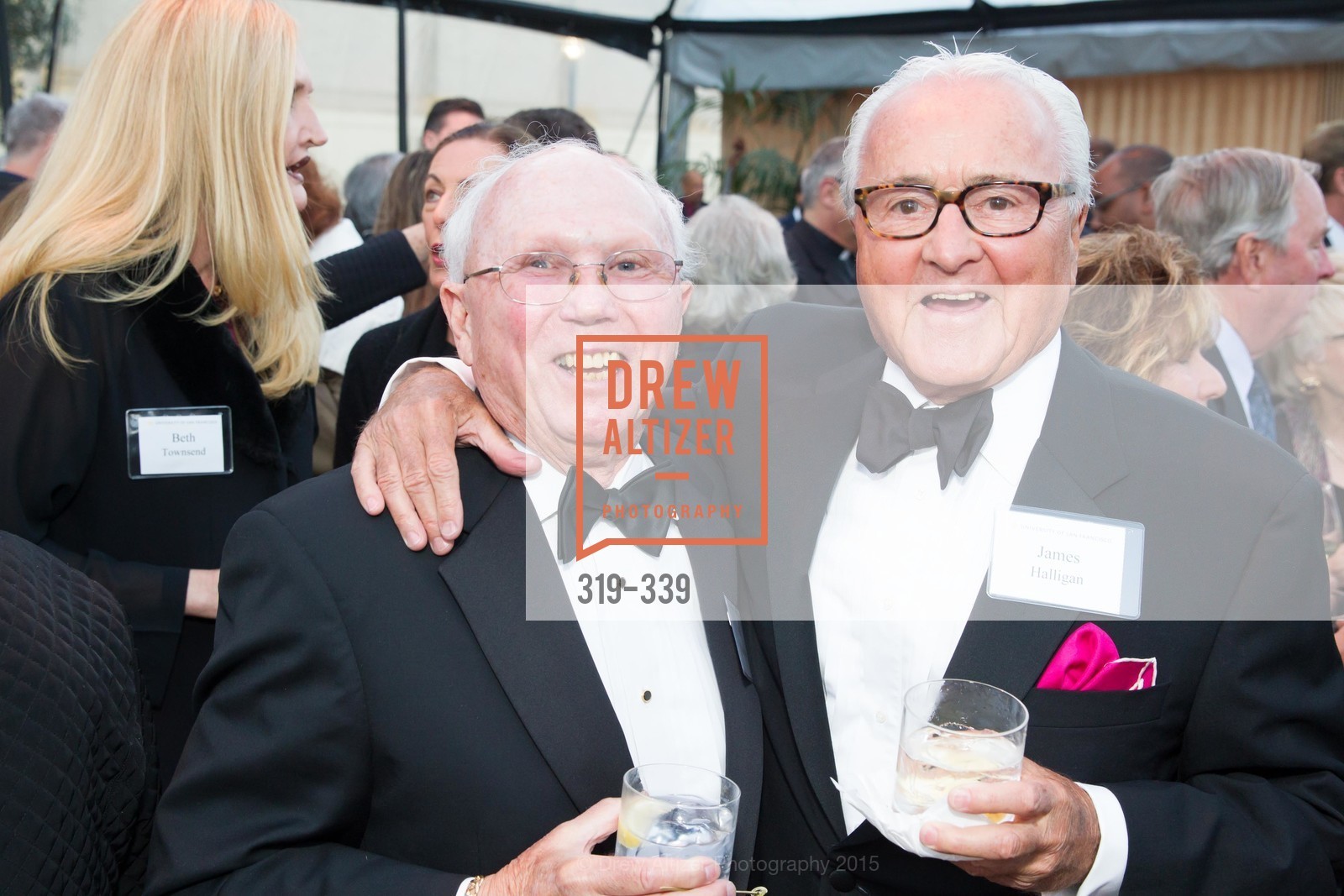 Al Modina, James Halligan, University of San Francisco Alumni Awards Gala 2015, University of San Francisco. University of San Francisco, October 2nd, 2015, Photo #319-339 Al Modina, James Halligan, Photo #319-339
