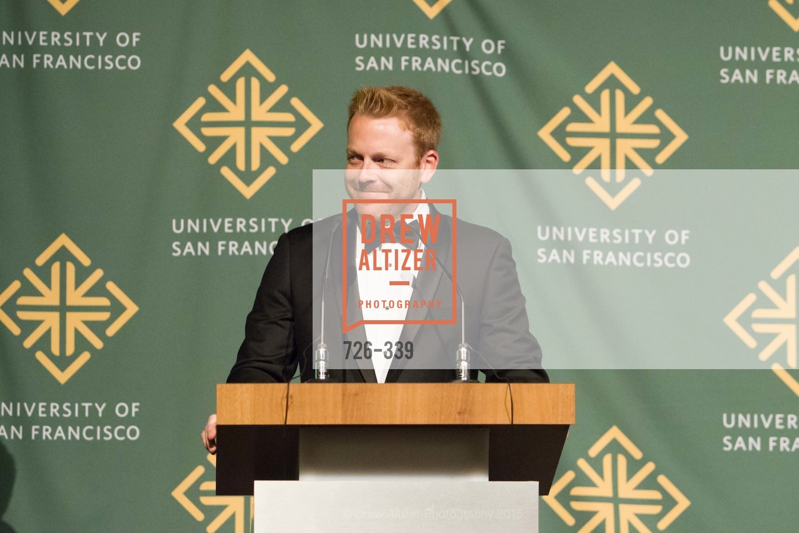 Jay Dillon, University of San Francisco Alumni Awards Gala 2015, University of San Francisco. University of San Francisco, October 2nd, 2015, Photo #726-339 Jay Dillon, Photo #726-339