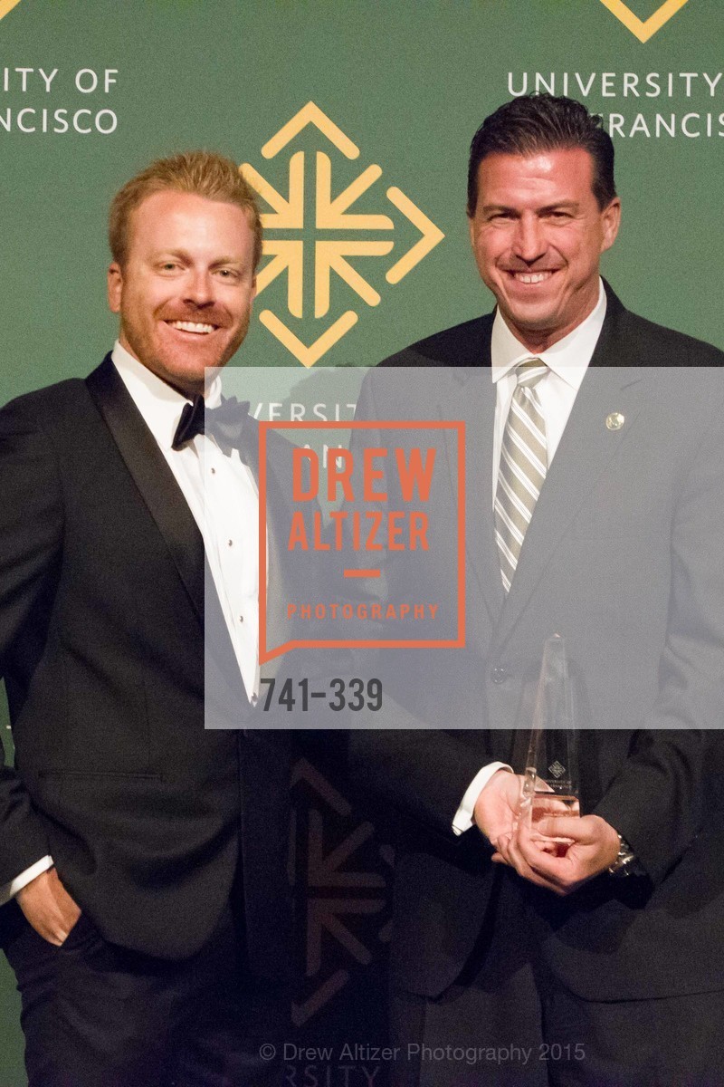 Jay Dillon, Kevin Mullin, University of San Francisco Alumni Awards Gala 2015, University of San Francisco. University of San Francisco, October 2nd, 2015, Photo #741-339 Jay Dillon, Kevin Mullin, Photo #741-339