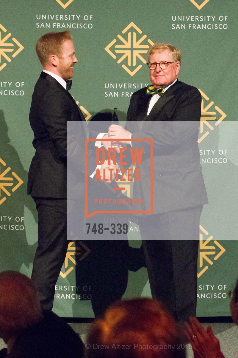 Jay Dillon, William Hollingsworth, University of San Francisco Alumni Awards Gala 2015, University of San Francisco. University of San Francisco, October 2nd, 2015, Photo #748-339 Jay Dillon, William Hollingsworth, Photo #748-339