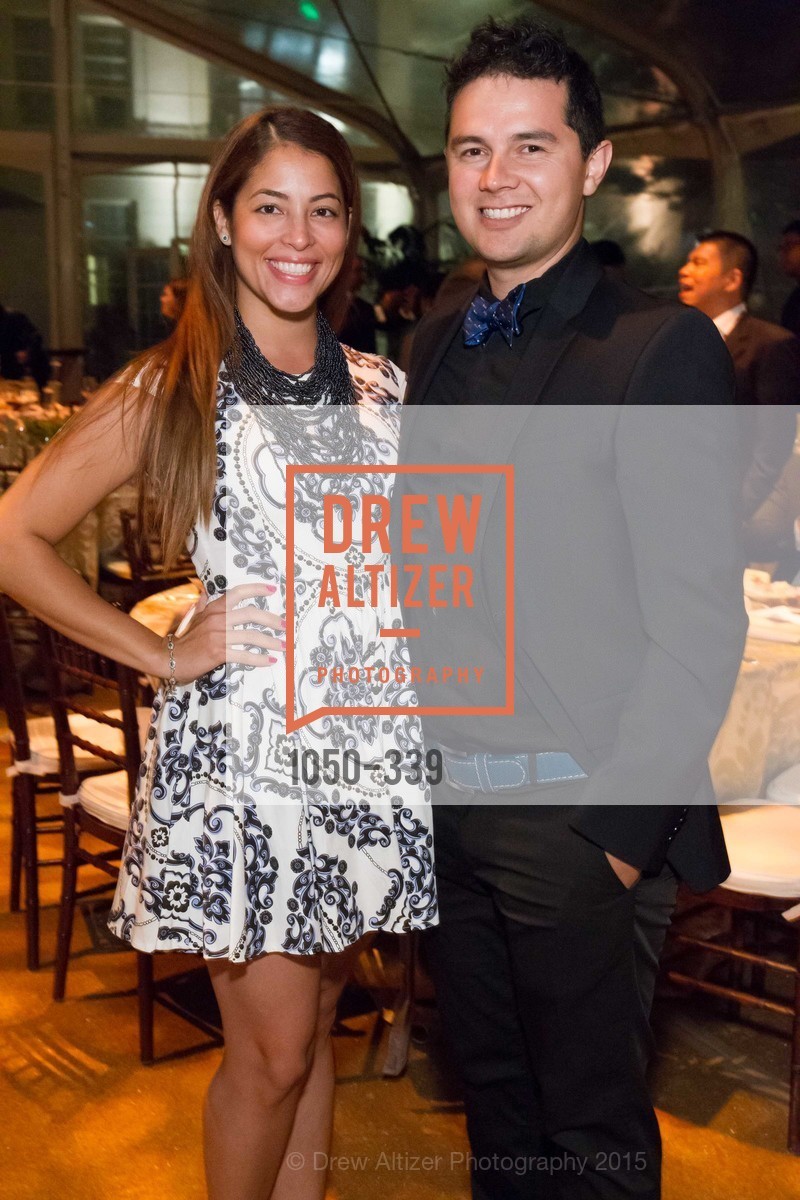 Catalina Azcarate, Sebastian Cabrera, University of San Francisco Alumni Awards Gala 2015, University of San Francisco. University of San Francisco, October 2nd, 2015, Photo #1050-339 Catalina Azcarate, Sebastian Cabrera, Photo #1050-339
