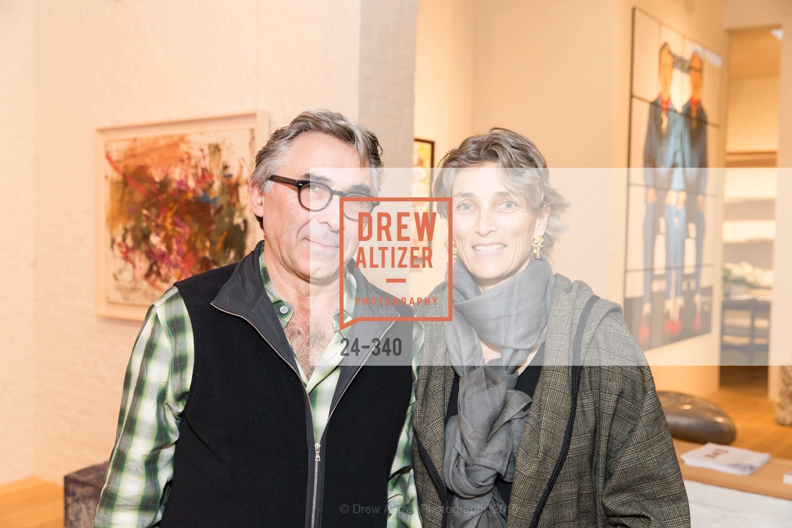 Beni Strebel, Kathy Clausner, Gucci & Vogue Dinner, Hedge Gallery. Hedge Gallery, October 2nd, 2015, Photo #24-340 Beni Strebel, Kathy Clausner, Photo #24-340