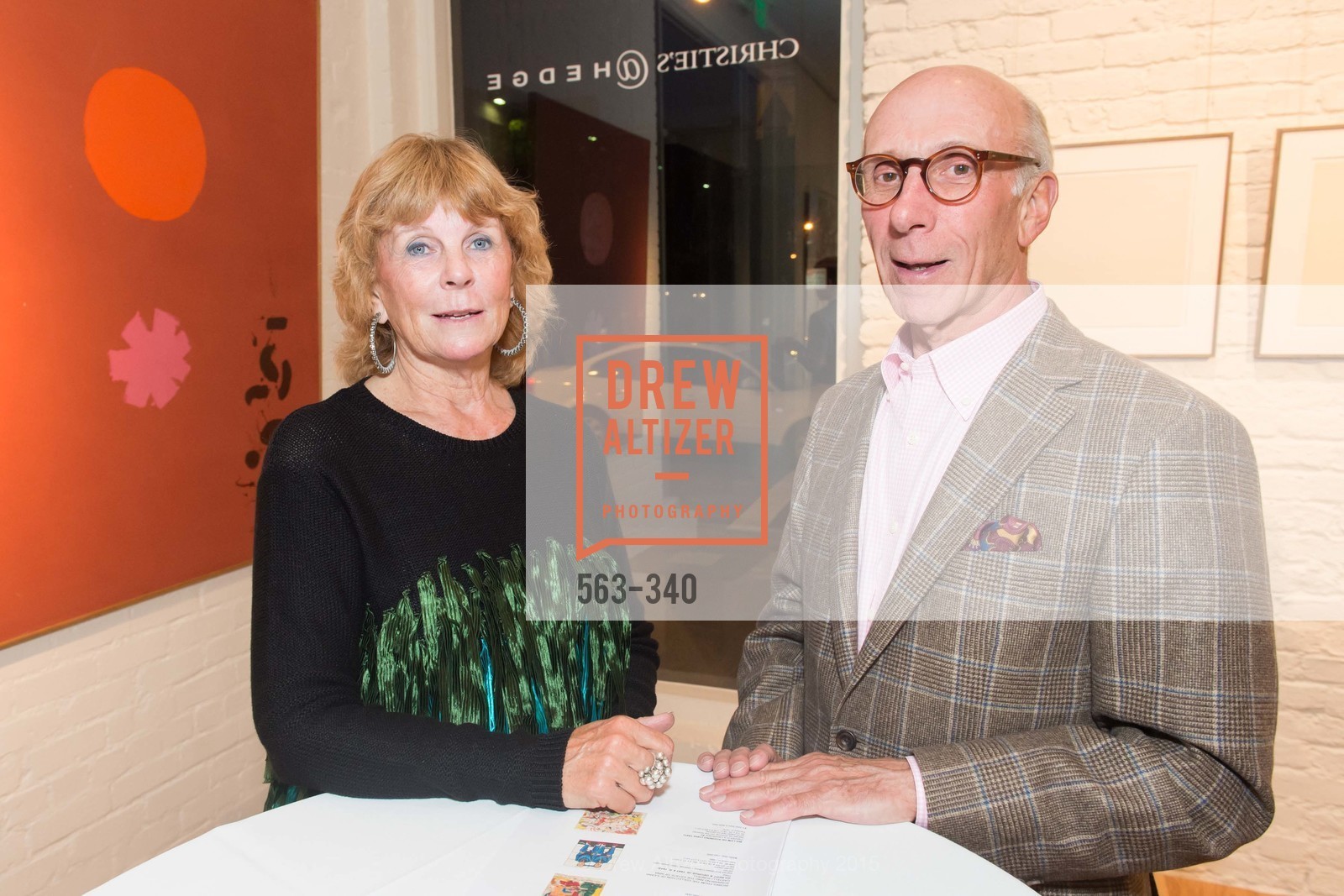 Susan Coulter, David Coulter, Gucci & Vogue Dinner, Hedge Gallery. Hedge Gallery, October 2nd, 2015, Photo #563-340 Susan Coulter, David Coulter, Photo #563-340