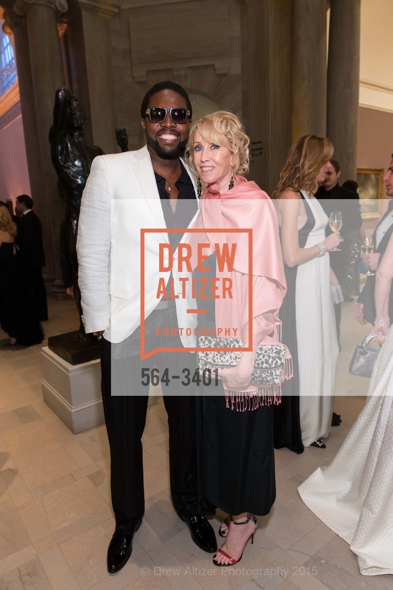 Edu Lorenzo, Nancy DiCenzo, Mid Winter Gala 2015, Legion of Honor, March 27th, 2015, Photo #564-3401 Edu Lorenzo, Nancy DiCenzo, Photo #564-3401