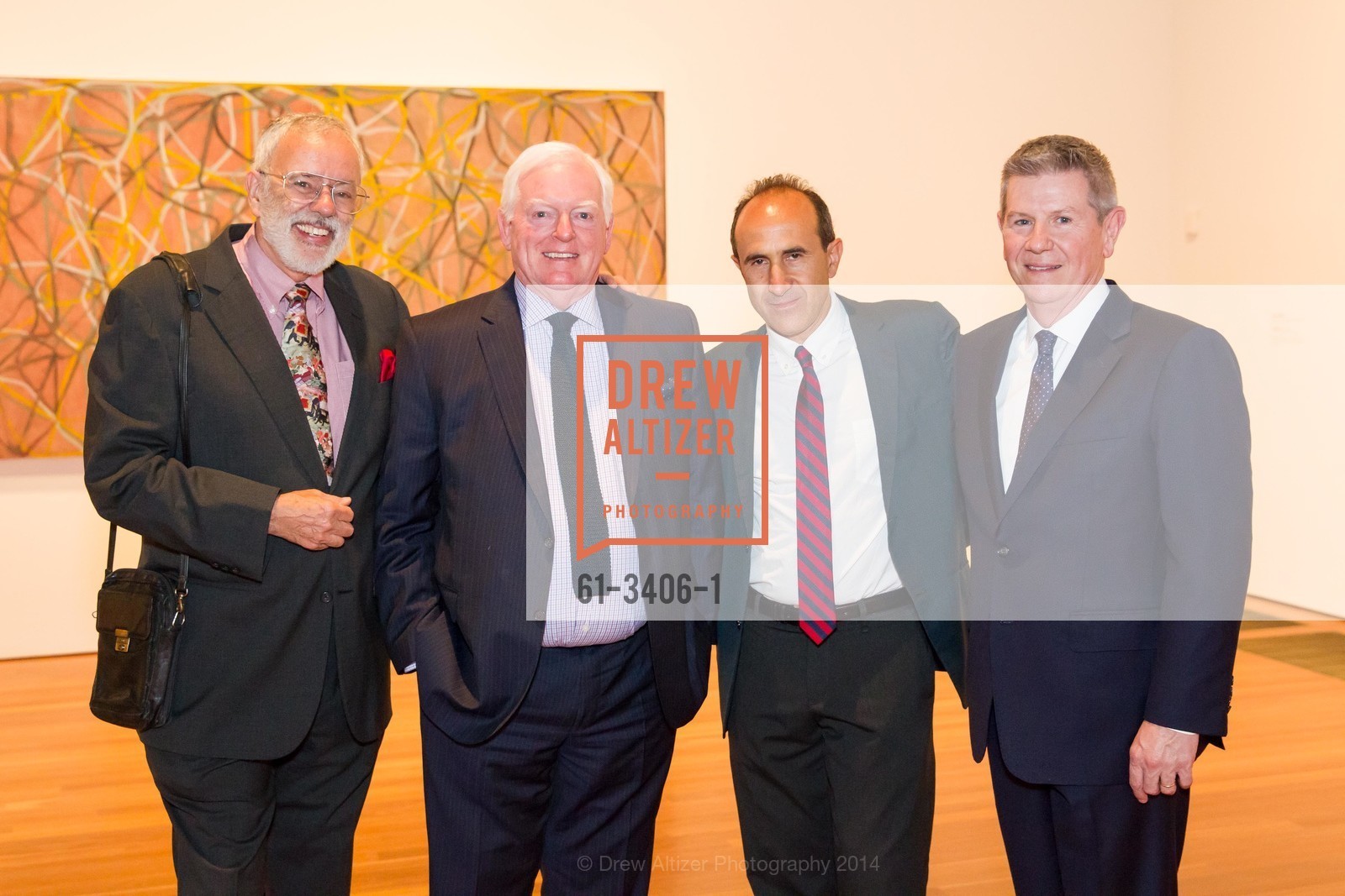 Richard Greenfield, Earl Powell, Cary Cooper, Richard Benefield, Opening of Modernism from the NATIONAL GALLERY OF ART: The Robert and Jane Meyerhoff Collection, US, June 4th, 2014, Photo #61-3406-1 Richard Greenfield, Earl Powell, Cary Cooper, Richard Benefield, Photo #61-3406-1