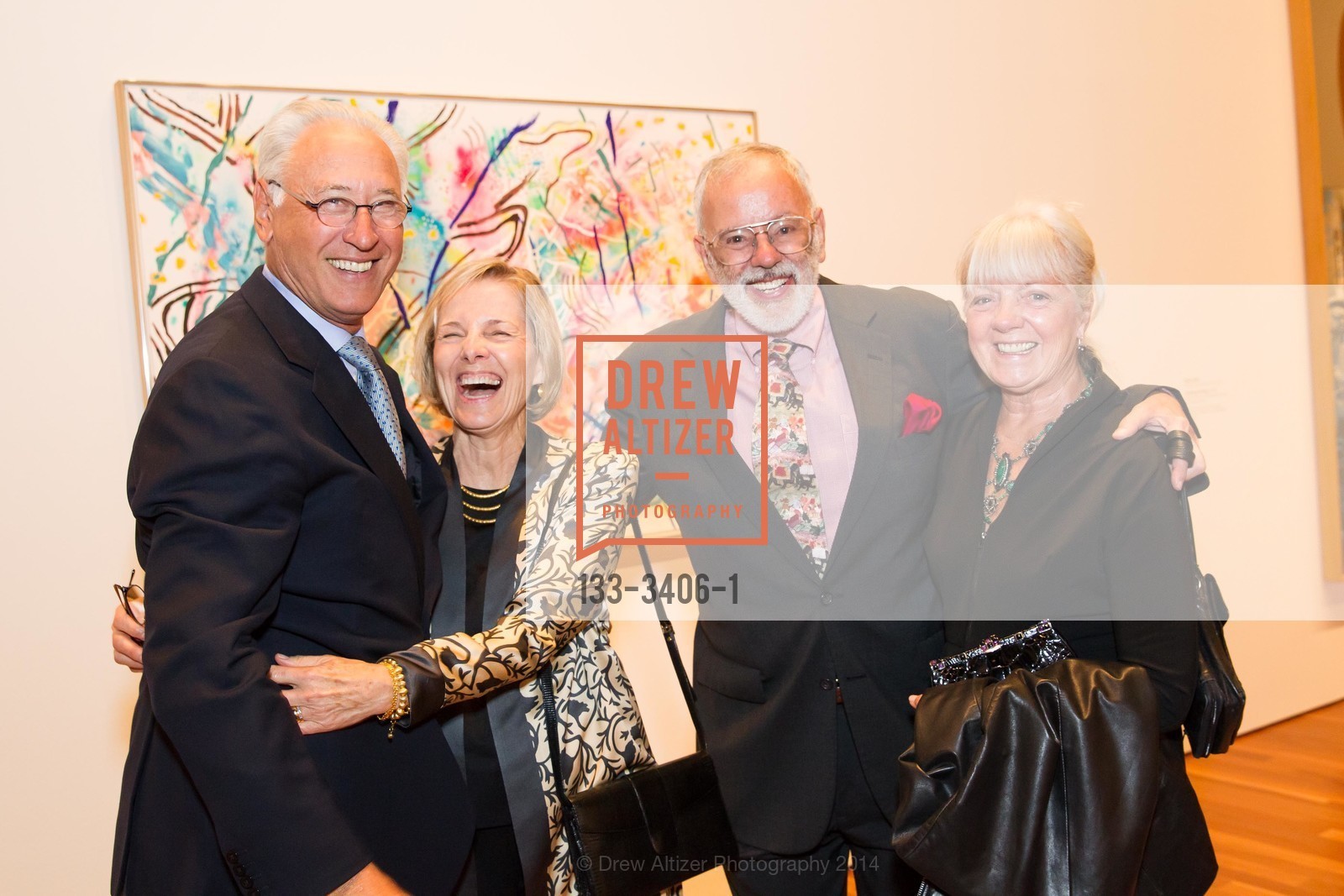 Alan Davis, Peggy Greenfield, Richard Greenfield, Mary Lou Dauray, Opening of Modernism from the NATIONAL GALLERY OF ART: The Robert and Jane Meyerhoff Collection, US, June 4th, 2014, Photo #133-3406-1 Alan Davis, Peggy Greenfield, Richard Greenfield, Mary Lou Dauray, Photo #133-3406-1