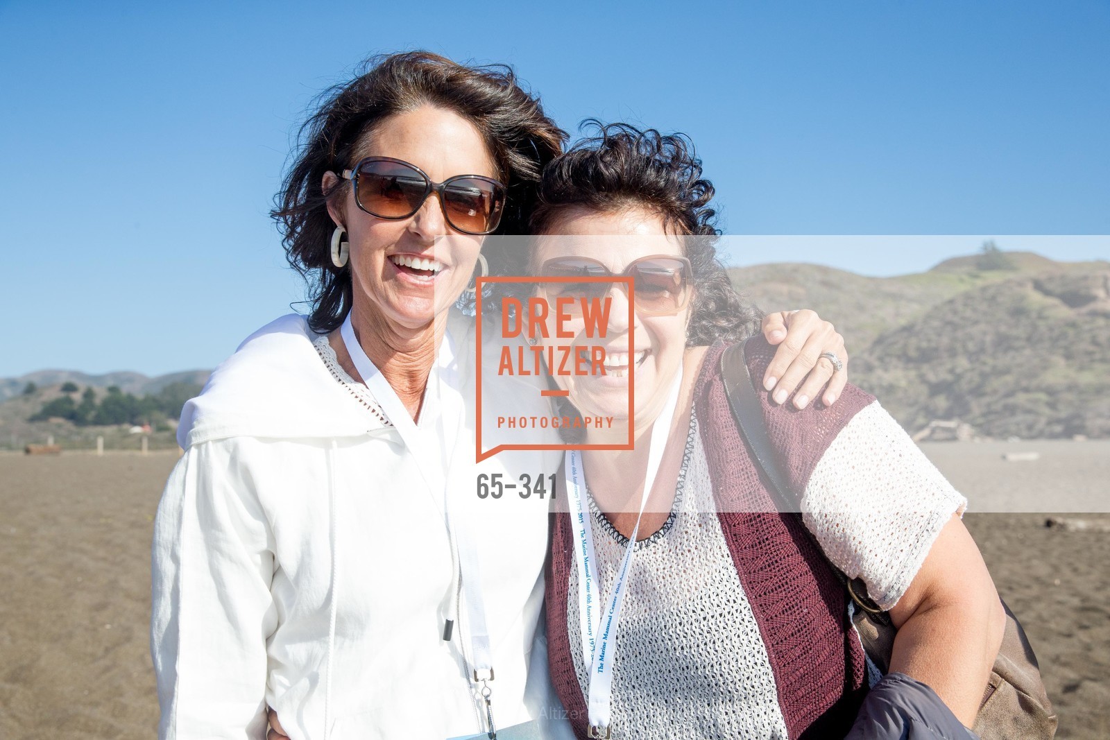 Jane Thornton, Kay Cooke, The Marine Mammal Center 40th Anniversary, Fort Cronkhite. Fort Cronkhite, . 200 Bunker Road, October 4th, 2015, Photo #65-341 Jane Thornton, Kay Cooke, Photo #65-341