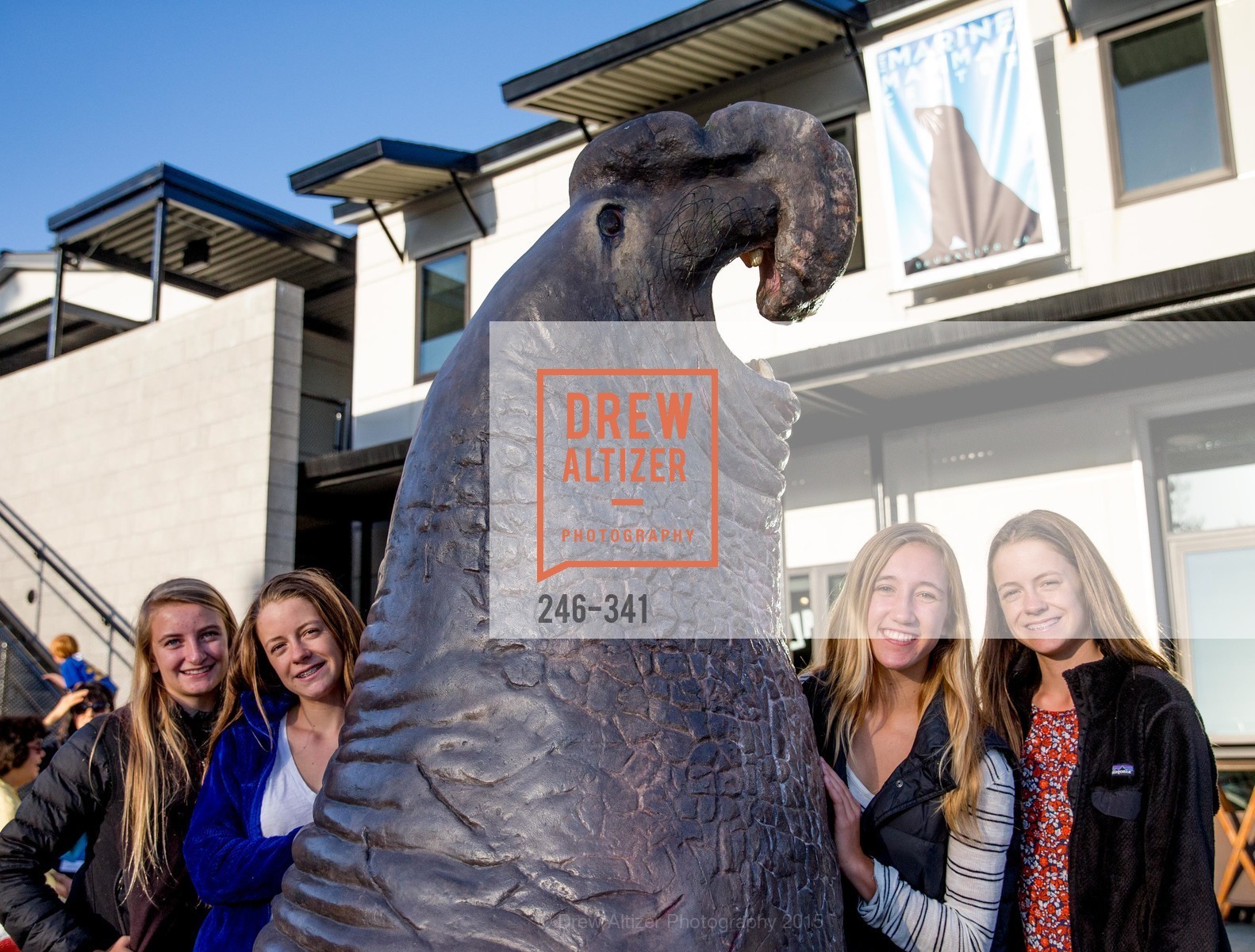 Kate Weisel, Kylie Weisel, Anna Weisel, Haley Weisel, The Marine Mammal Center 40th Anniversary, Fort Cronkhite. Fort Cronkhite, . 200 Bunker Road, October 4th, 2015, Photo #246-341 Kate Weisel, Kylie Weisel, Anna Weisel, Haley Weisel, Photo #246-341