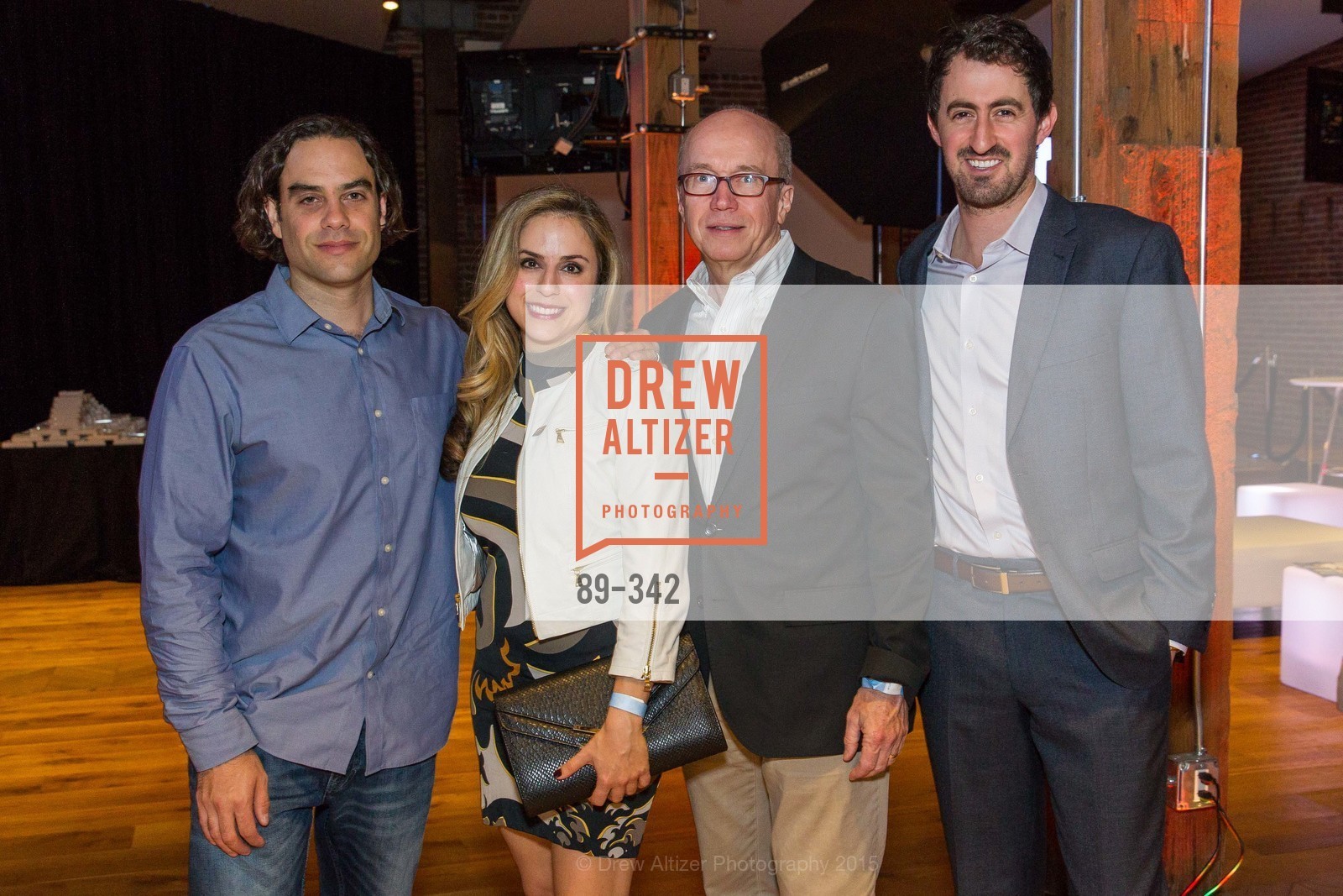 Dan Primack, Michelle Dipp, Alan Murray, Daniel Roberts, Fortune's 40 Under 40 Party, GitHub HQ. GitHub HQ, . 88 Colin P Kelly Jr St, October 7th, 2015, Photo #89-342 Dan Primack, Michelle Dipp, Alan Murray, Daniel Roberts, Photo #89-342