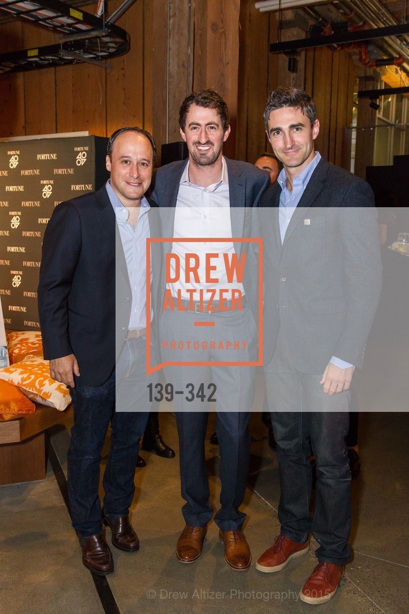Josh Goldin, Daniel Roberts, Trevor Nelson, Fortune's 40 Under 40 Party, GitHub HQ. 88 Colin P Kelly Jr St, October 7th, 2015,Drew Altizer, Drew Altizer Photography, full-service agency, private events, San Francisco photographer, photographer california