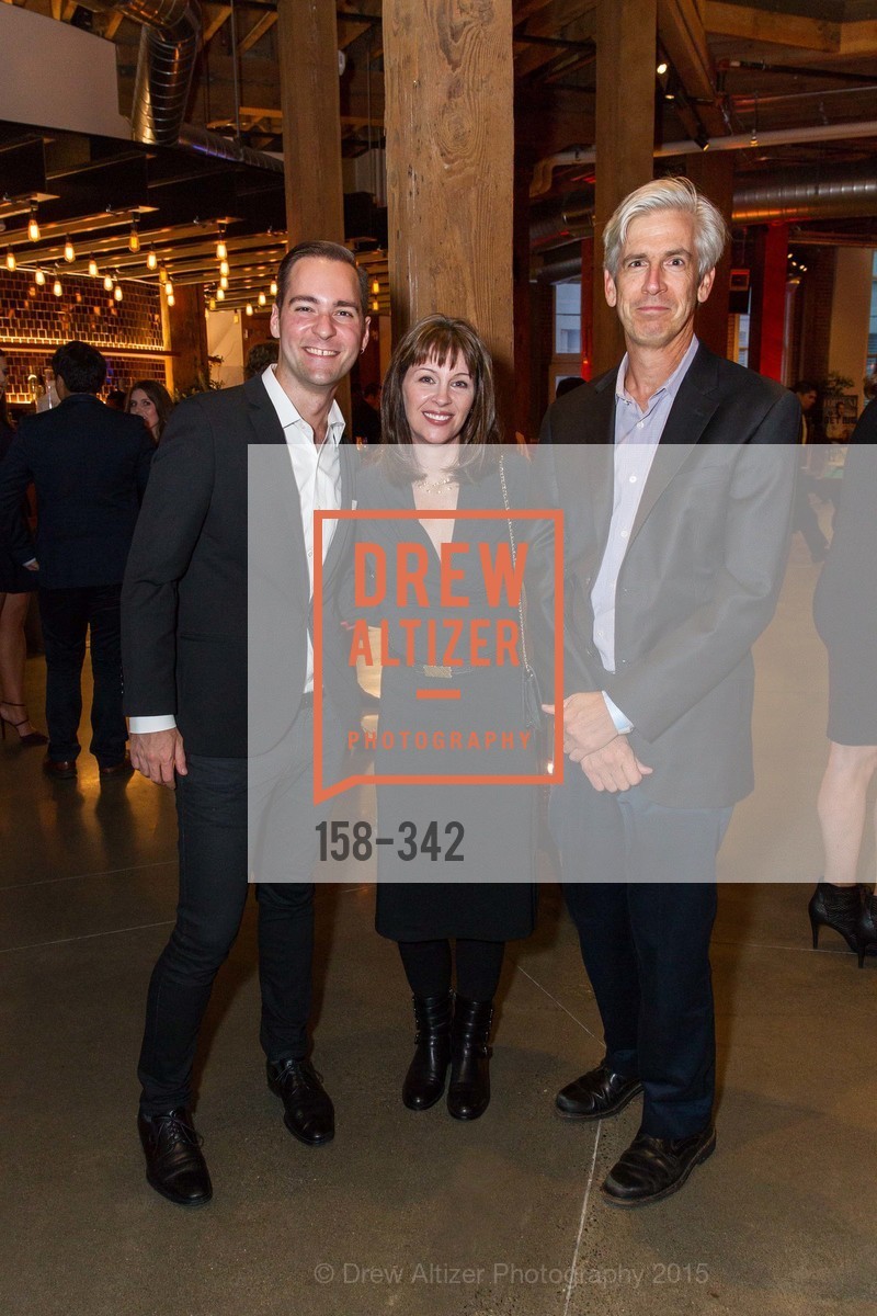 Andrew Nusca, Katie Stamos, Verne Kopytoff, Fortune's 40 Under 40 Party, GitHub HQ. GitHub HQ, . 88 Colin P Kelly Jr St, October 7th, 2015, Photo #158-342 Andrew Nusca, Katie Stamos, Verne Kopytoff, Photo #158-342