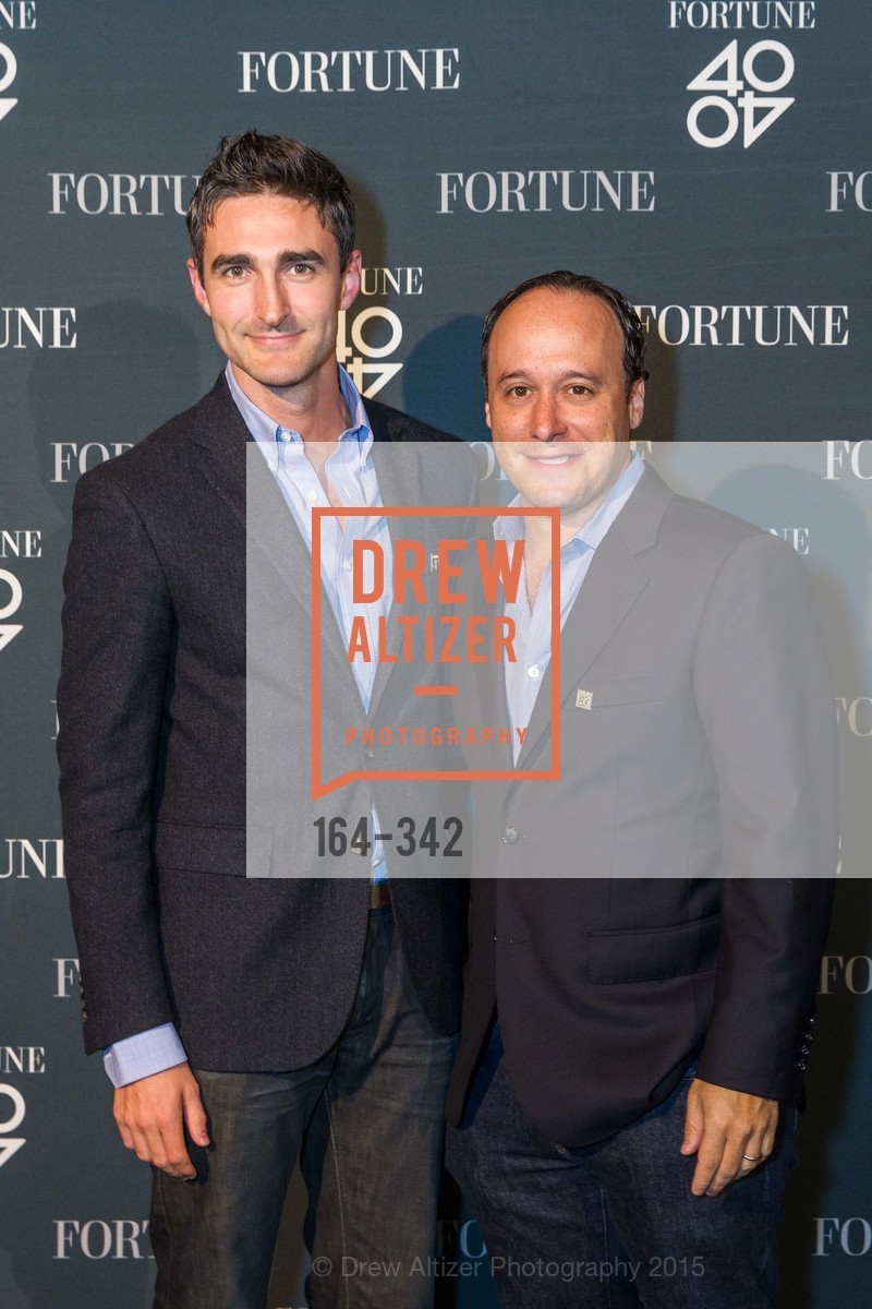 Trevor Nelson, Josh Goldin, Fortune's 40 Under 40 Party, GitHub HQ. GitHub HQ, . 88 Colin P Kelly Jr St, October 7th, 2015, Photo #164-342 Trevor Nelson, Josh Goldin, Photo #164-342