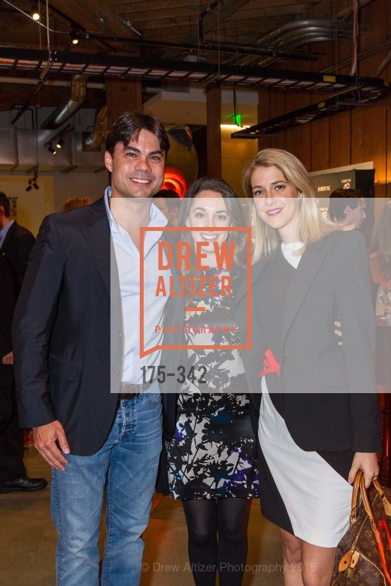 Juleen Reis, Samantha Ernst, Catherine Lepetit, Fortune's 40 Under 40 Party, GitHub HQ. 88 Colin P Kelly Jr St, October 7th, 2015