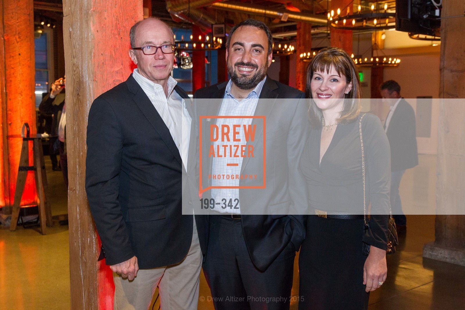 Alan Murray, Alex Stamos, Katie Stamos, Fortune's 40 Under 40 Party, GitHub HQ. GitHub HQ, . 88 Colin P Kelly Jr St, October 7th, 2015, Photo #199-342 Alan Murray, Alex Stamos, Katie Stamos, Photo #199-342