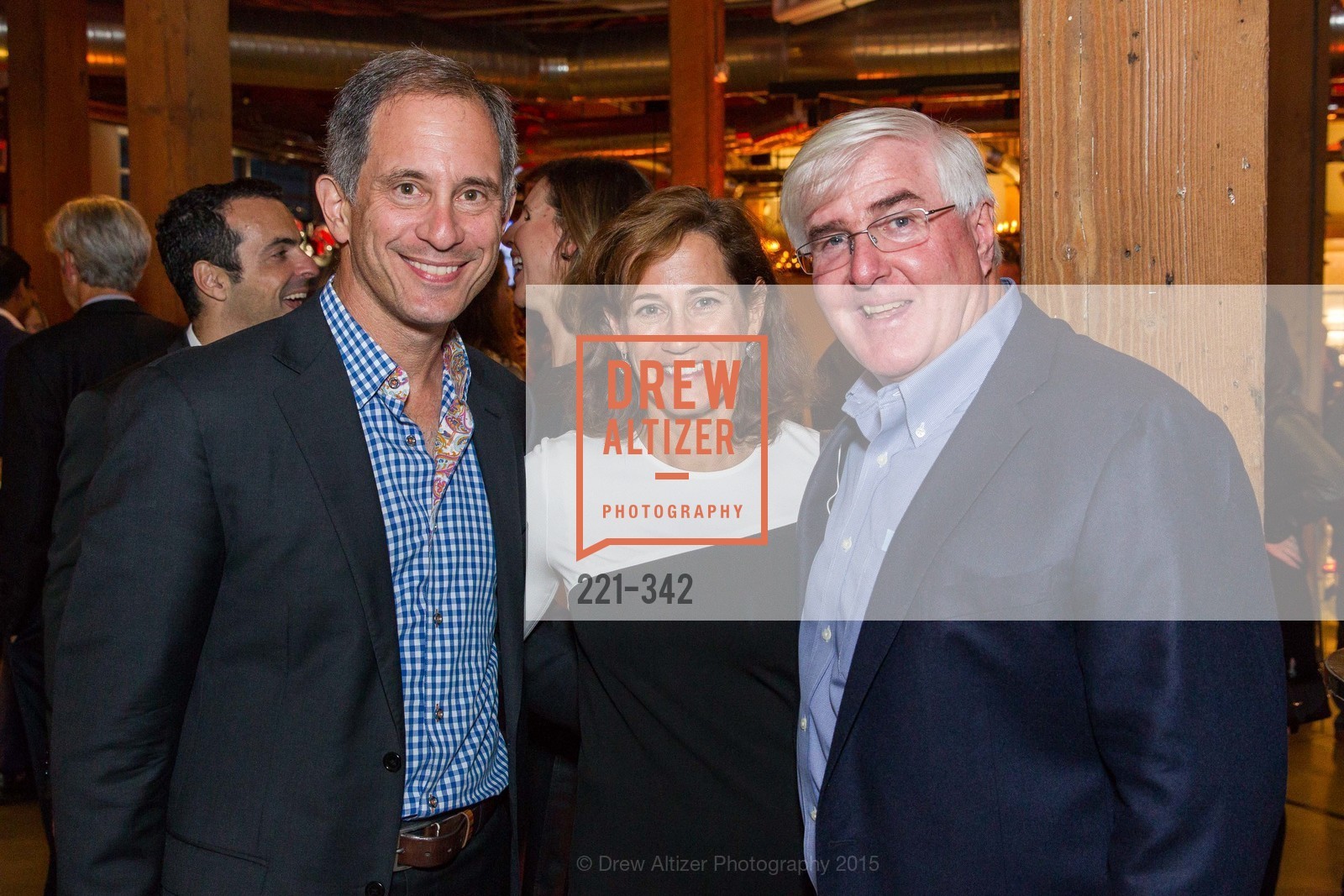 Adam Lashinsky, Ruth Kirschner, Ron Conway, Fortune's 40 Under 40 Party, GitHub HQ. GitHub HQ, . 88 Colin P Kelly Jr St, October 7th, 2015, Photo #221-342 Adam Lashinsky, Ruth Kirschner, Ron Conway, Photo #221-342
