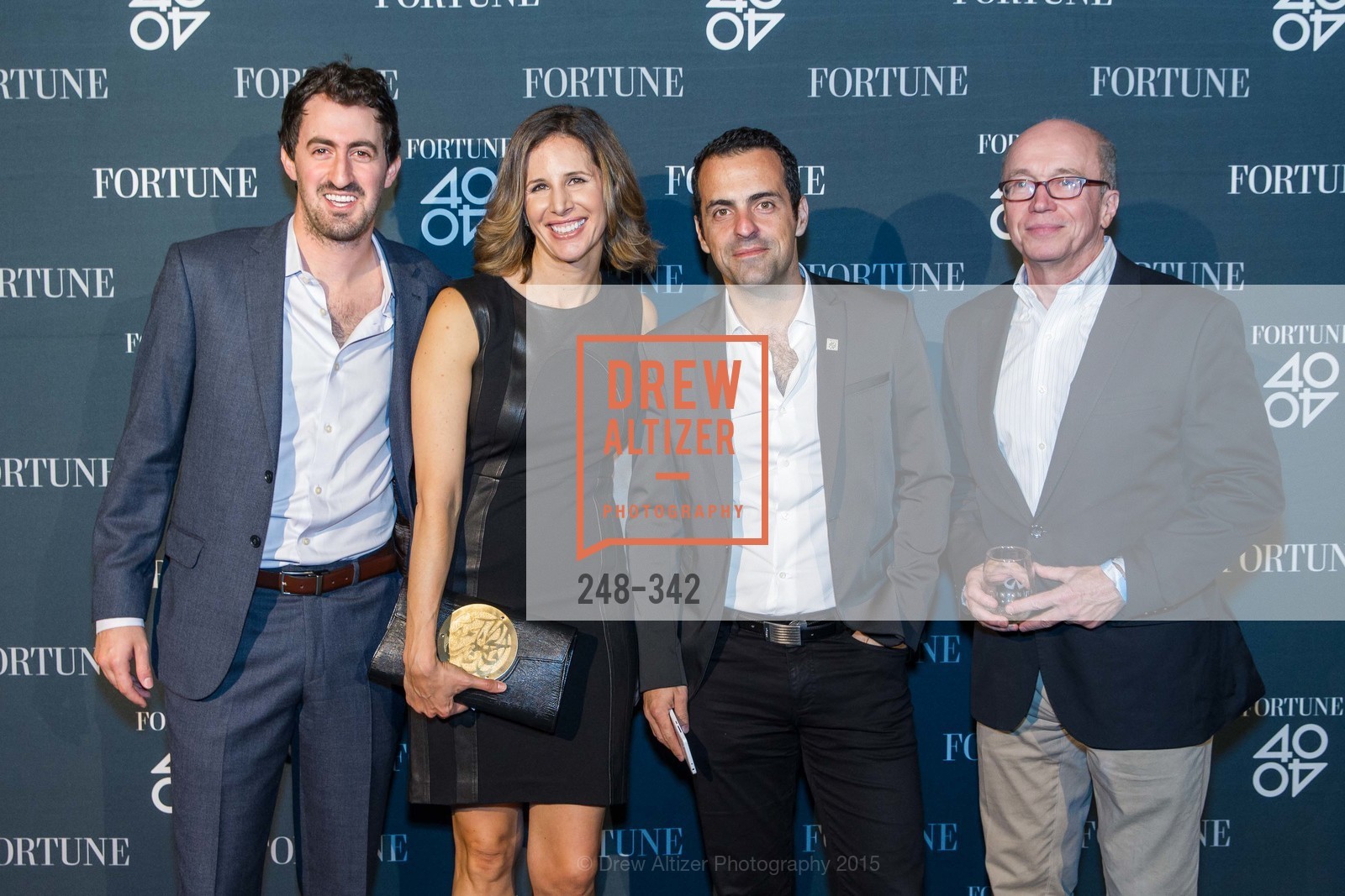 Dabiel Roberts, Leigh Gallagher, Hugo Barra, Alan Murray, Fortune's 40 Under 40 Party, GitHub HQ. GitHub HQ, . 88 Colin P Kelly Jr St, October 7th, 2015, Photo #248-342 Dabiel Roberts, Leigh Gallagher, Hugo Barra, Alan Murray, Photo #248-342
