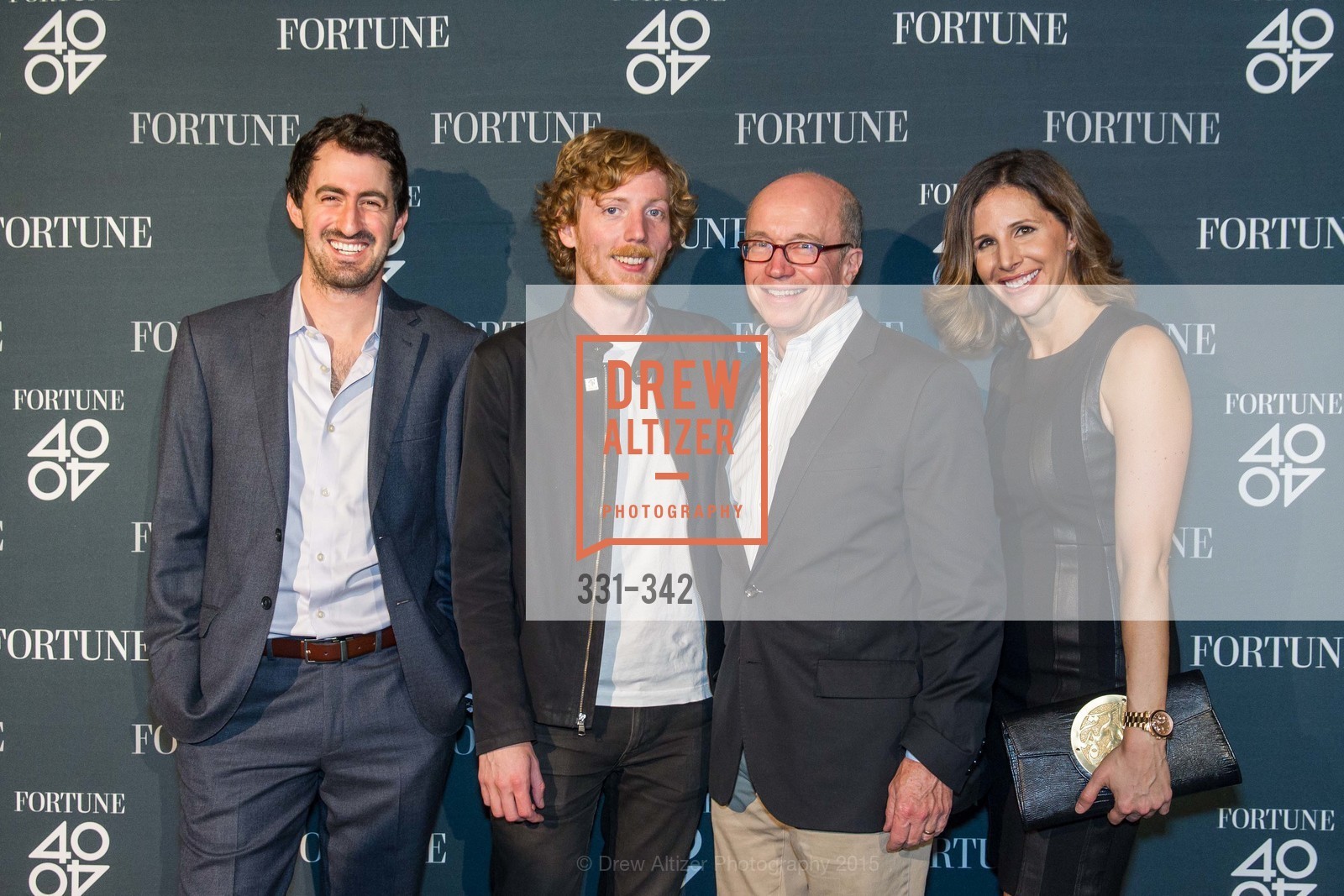 Daniel Roberts, Chris Wanstrath, Alan Murray, Leigh Gallagher, Fortune's 40 Under 40 Party, GitHub HQ. GitHub HQ, . 88 Colin P Kelly Jr St, October 7th, 2015, Photo #331-342 Daniel Roberts, Chris Wanstrath, Alan Murray, Leigh Gallagher, Photo #331-342