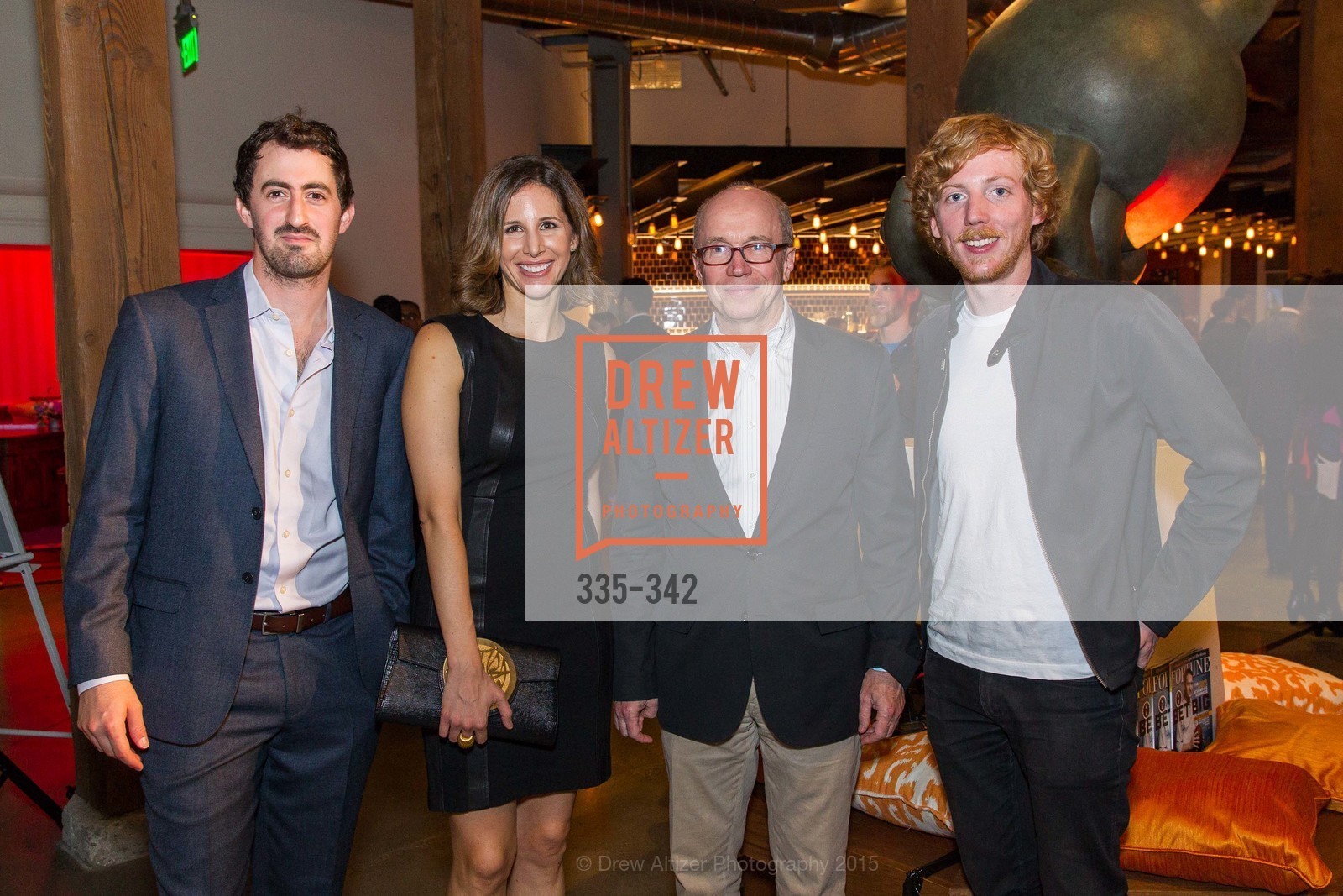 Daniel Roberts, Leigh Gallagher, Alan Murray, Chris Wanstrath, Fortune's 40 Under 40 Party, GitHub HQ. GitHub HQ, . 88 Colin P Kelly Jr St, October 7th, 2015, Photo #335-342 Daniel Roberts, Leigh Gallagher, Alan Murray, Chris Wanstrath, Photo #335-342