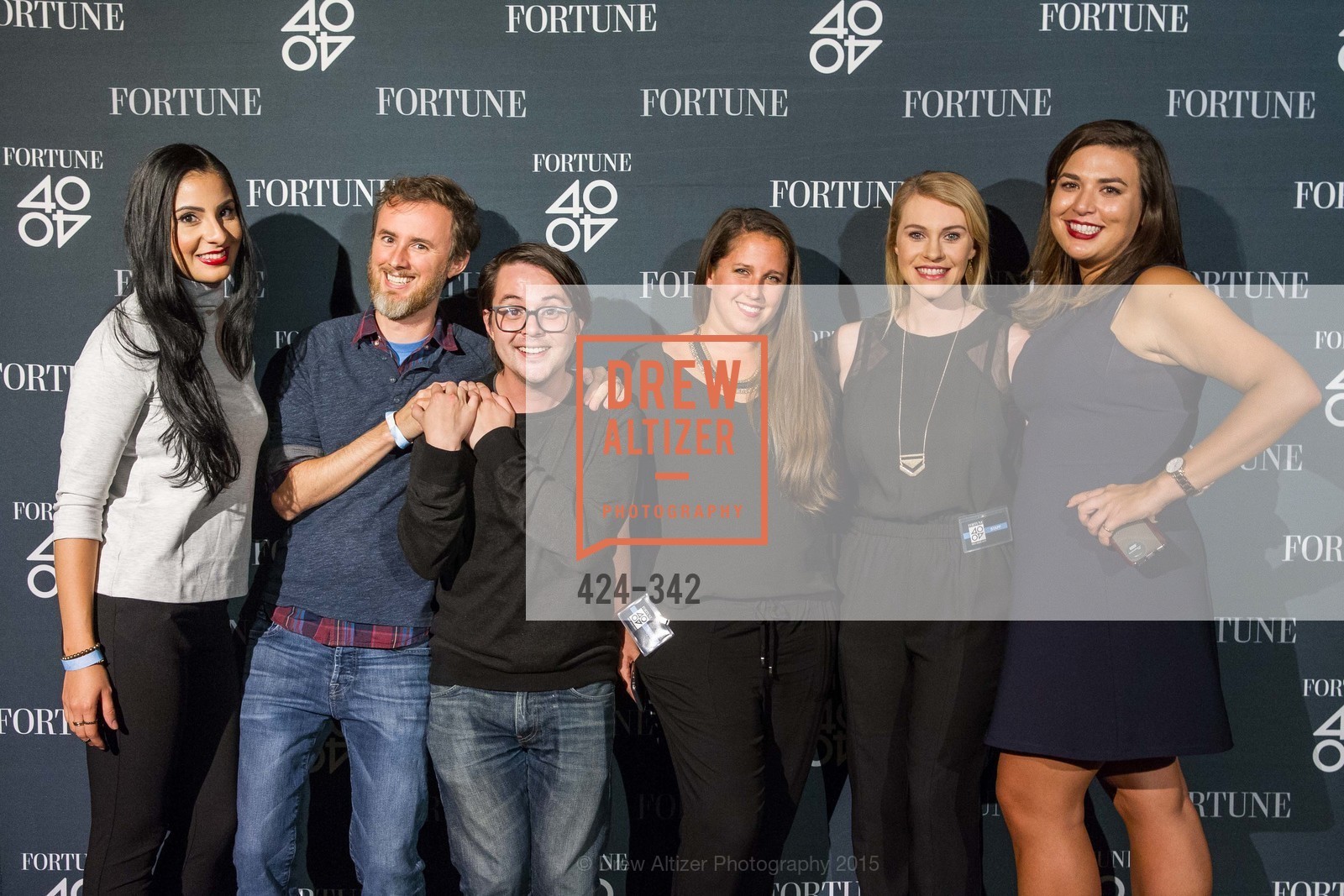 Daniela Quintanilla, Corey Johnson, Pat Nakajima, Alaine Newland, Katelyn Bryant, Kate Guarente, Fortune's 40 Under 40 Party, GitHub HQ. GitHub HQ, . 88 Colin P Kelly Jr St, October 7th, 2015, Photo #424-342 Daniela Quintanilla, Corey Johnson, Pat Nakajima, Alaine Newland, Katelyn Bryant, Kate Guarente, Photo #424-342