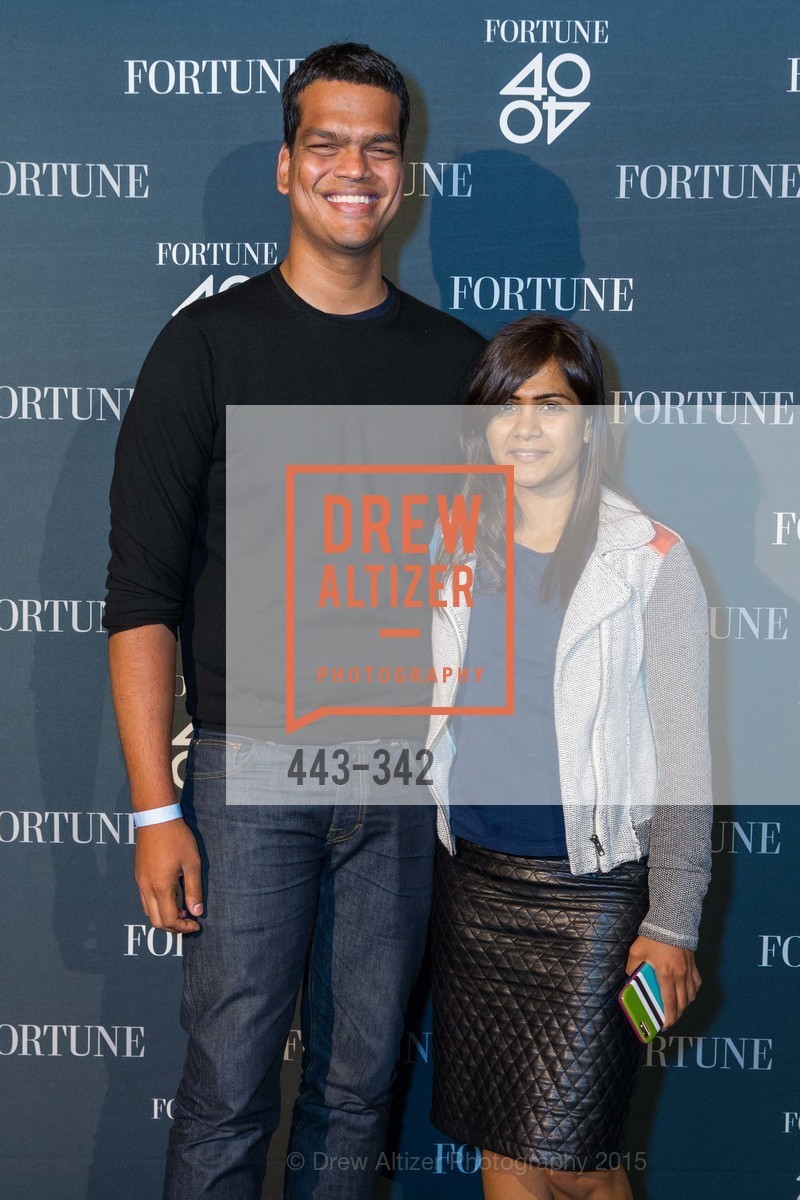 Sriram Krishnan, Aarthi Ramamurthy, Fortune's 40 Under 40 Party, GitHub HQ. GitHub HQ, . 88 Colin P Kelly Jr St, October 7th, 2015, Photo #443-342 Sriram Krishnan, Aarthi Ramamurthy, Photo #443-342