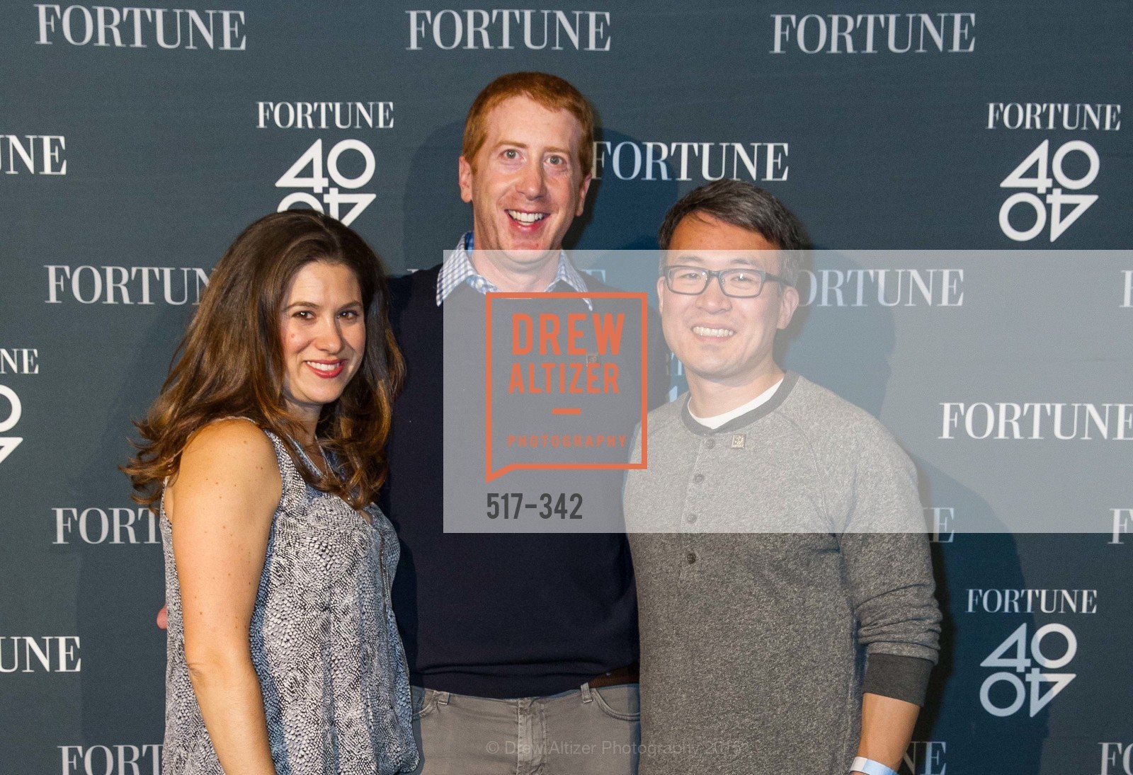 Erica Myers, Chuck Myers, James Park, Fortune's 40 Under 40 Party, GitHub HQ. GitHub HQ, . 88 Colin P Kelly Jr St, October 7th, 2015, Photo #517-342 Erica Myers, Chuck Myers, James Park, Photo #517-342