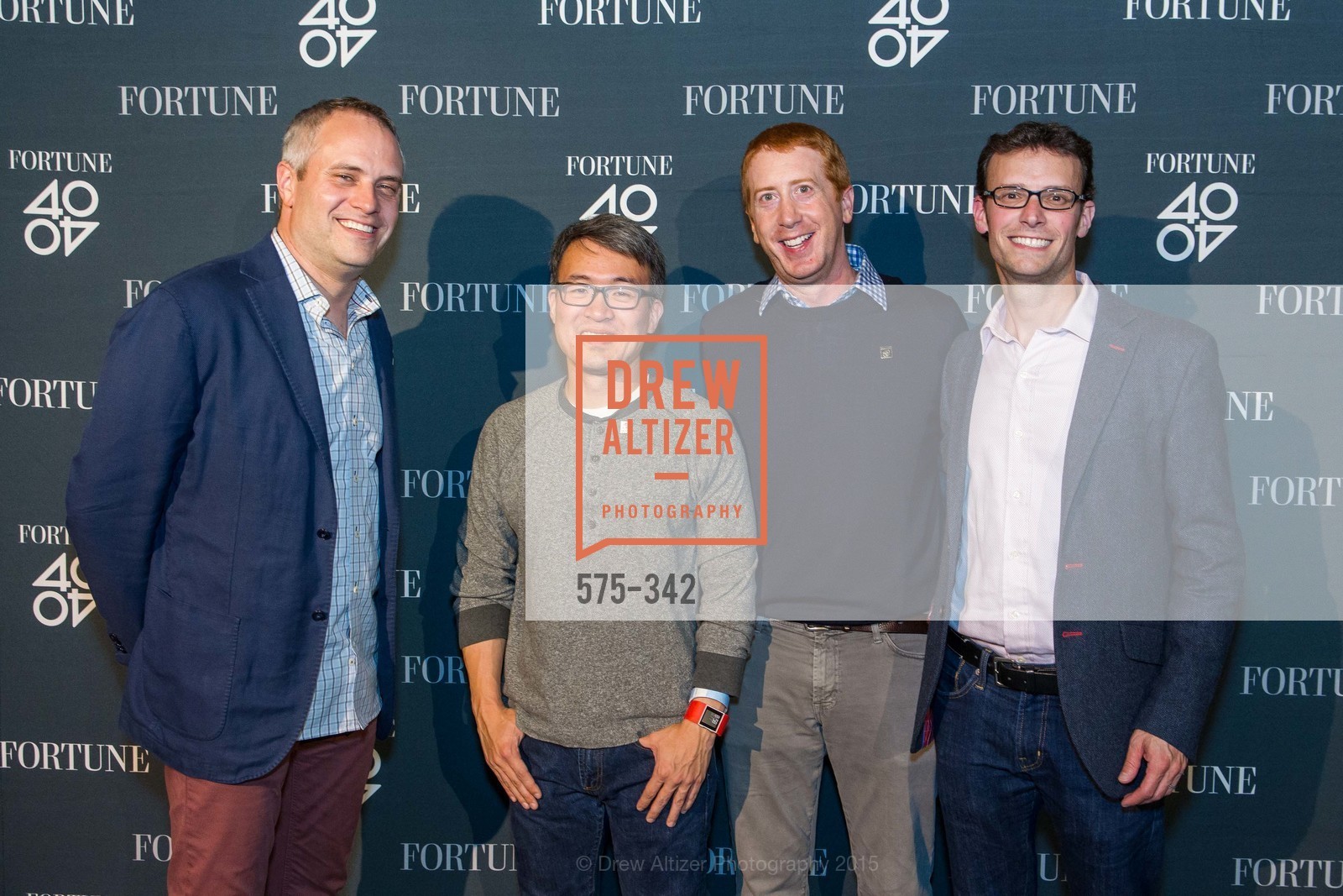 Brad Stone, James Park, Chuck Myers, Eric Stone, Fortune's 40 Under 40 Party, GitHub HQ. 88 Colin P Kelly Jr St, October 7th, 2015,Drew Altizer, Drew Altizer Photography, full-service agency, private events, San Francisco photographer, photographer california