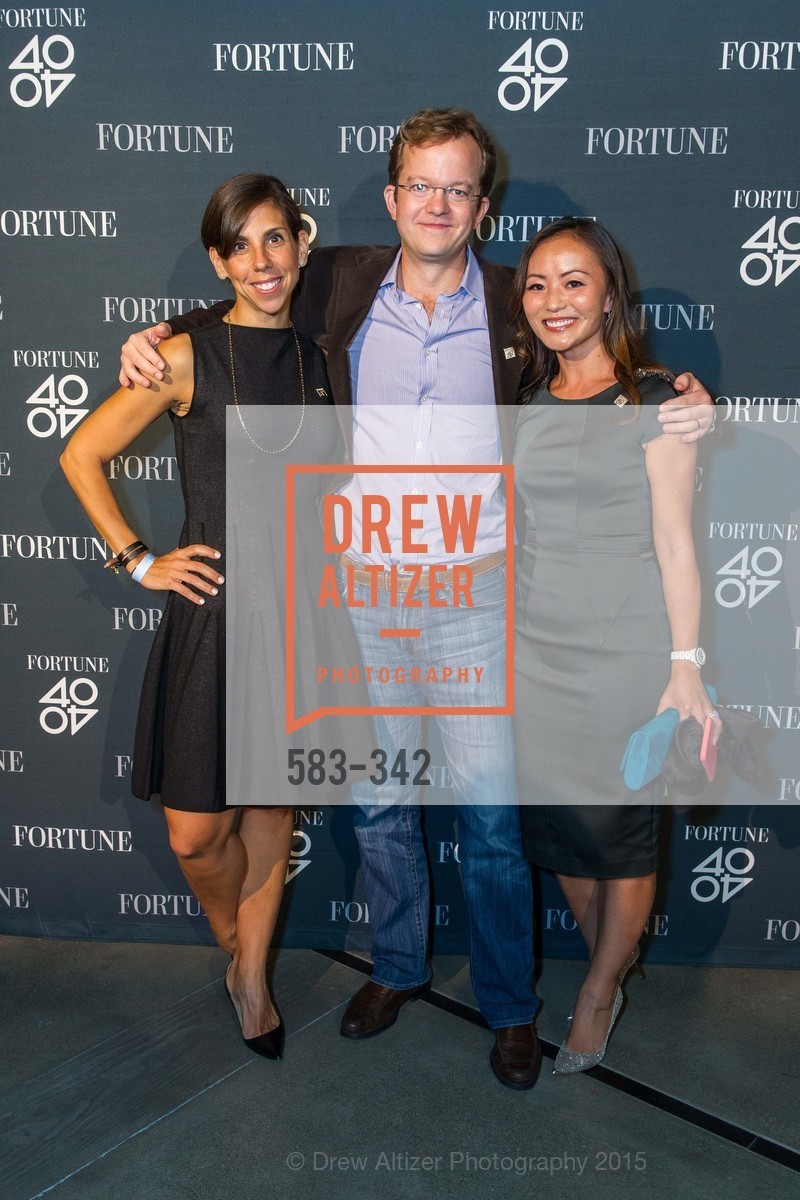 Melanie Whelan, Will Ackerly, Karen Fung, Fortune's 40 Under 40 Party, GitHub HQ. GitHub HQ, . 88 Colin P Kelly Jr St, October 7th, 2015, Photo #583-342 Melanie Whelan, Will Ackerly, Karen Fung, Photo #583-342