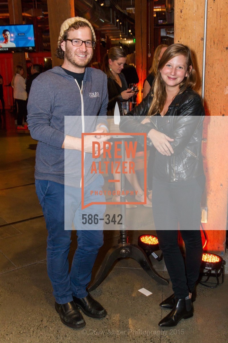 Kevin McFarland, Julia Greenberg, Fortune's 40 Under 40 Party, GitHub HQ. GitHub HQ, . 88 Colin P Kelly Jr St, October 7th, 2015, Photo #586-342 Kevin McFarland, Julia Greenberg, Photo #586-342