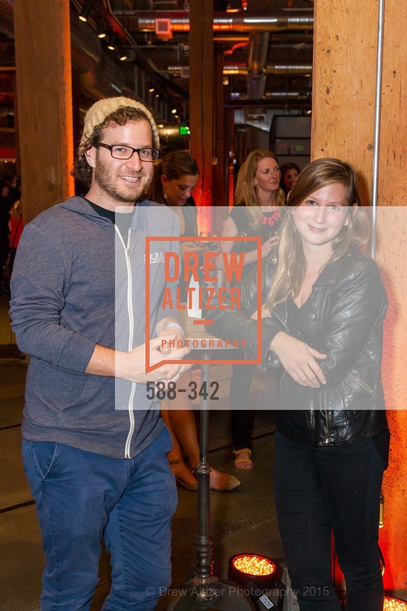 Kevin McFarland, Julia Greenberg, Fortune's 40 Under 40 Party, GitHub HQ. GitHub HQ, . 88 Colin P Kelly Jr St, October 7th, 2015, Photo #588-342 Kevin McFarland, Julia Greenberg, Photo #588-342