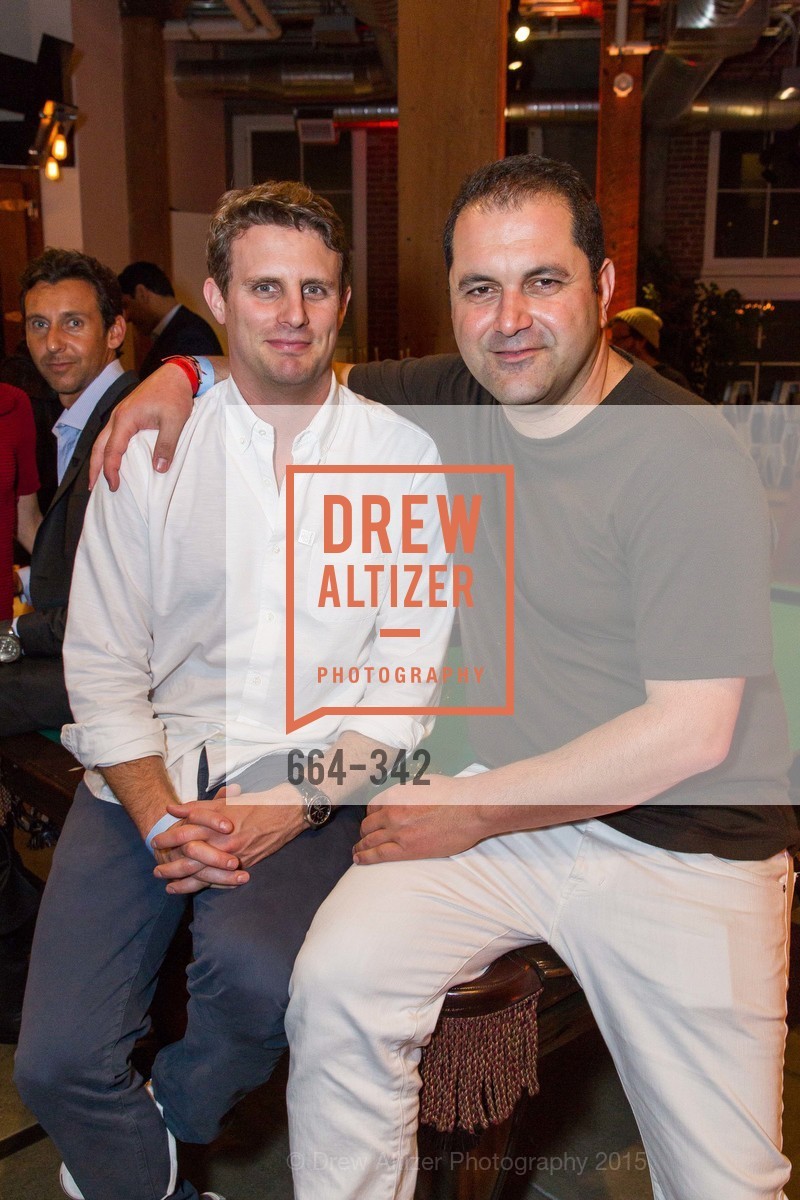 Michael Dubin, Shervin Pishevar, Fortune's 40 Under 40 Party, GitHub HQ. GitHub HQ, . 88 Colin P Kelly Jr St, October 7th, 2015, Photo #664-342 Michael Dubin, Shervin Pishevar, Photo #664-342