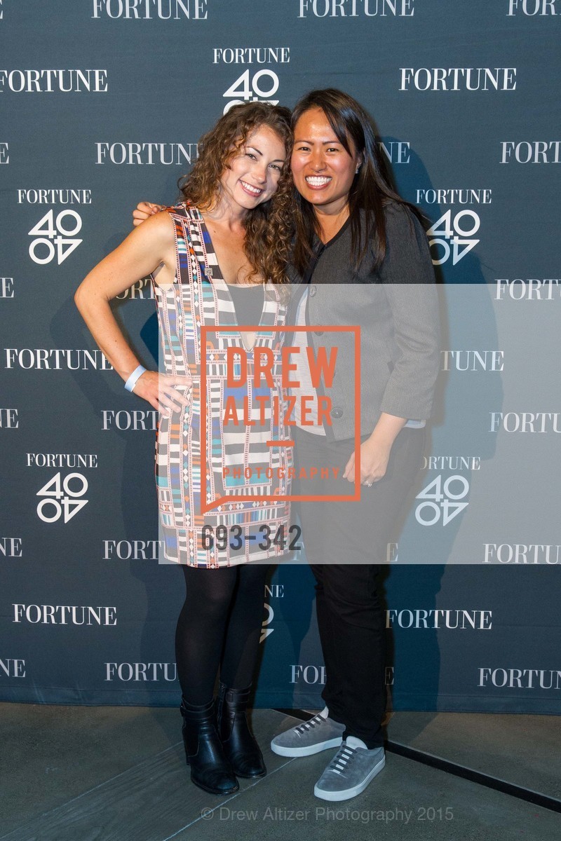 Debbie Sterling, Ling Wong, Fortune's 40 Under 40 Party, GitHub HQ. GitHub HQ, . 88 Colin P Kelly Jr St, October 7th, 2015, Photo #693-342 Debbie Sterling, Ling Wong, Photo #693-342