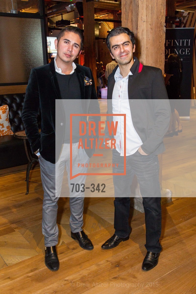 Archer Firouzi, Nima Beygi, Fortune's 40 Under 40 Party, GitHub HQ. GitHub HQ, . 88 Colin P Kelly Jr St, October 7th, 2015, Photo #703-342 Archer Firouzi, Nima Beygi, Photo #703-342