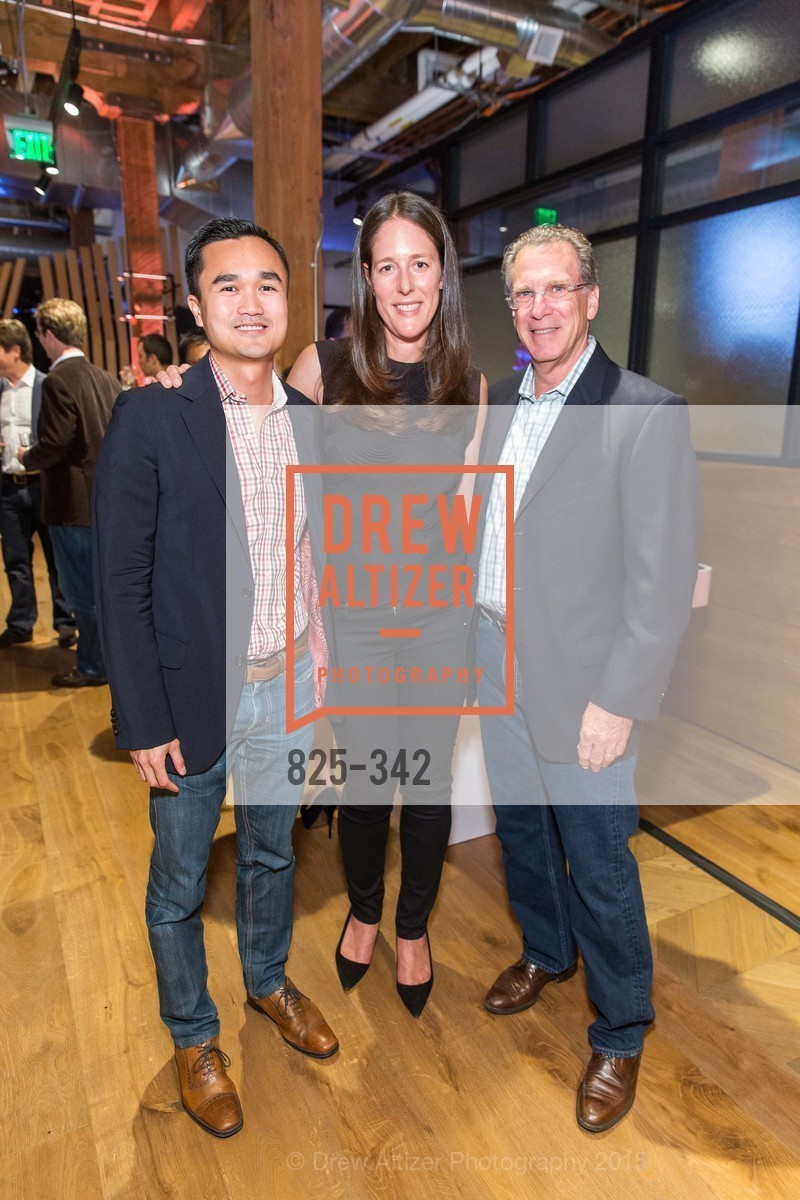 Ed Lin, Lisa Tarter, Greg Spector, Fortune's 40 Under 40 Party, GitHub HQ. GitHub HQ, . 88 Colin P Kelly Jr St, October 7th, 2015, Photo #825-342 Ed Lin, Lisa Tarter, Greg Spector, Photo #825-342