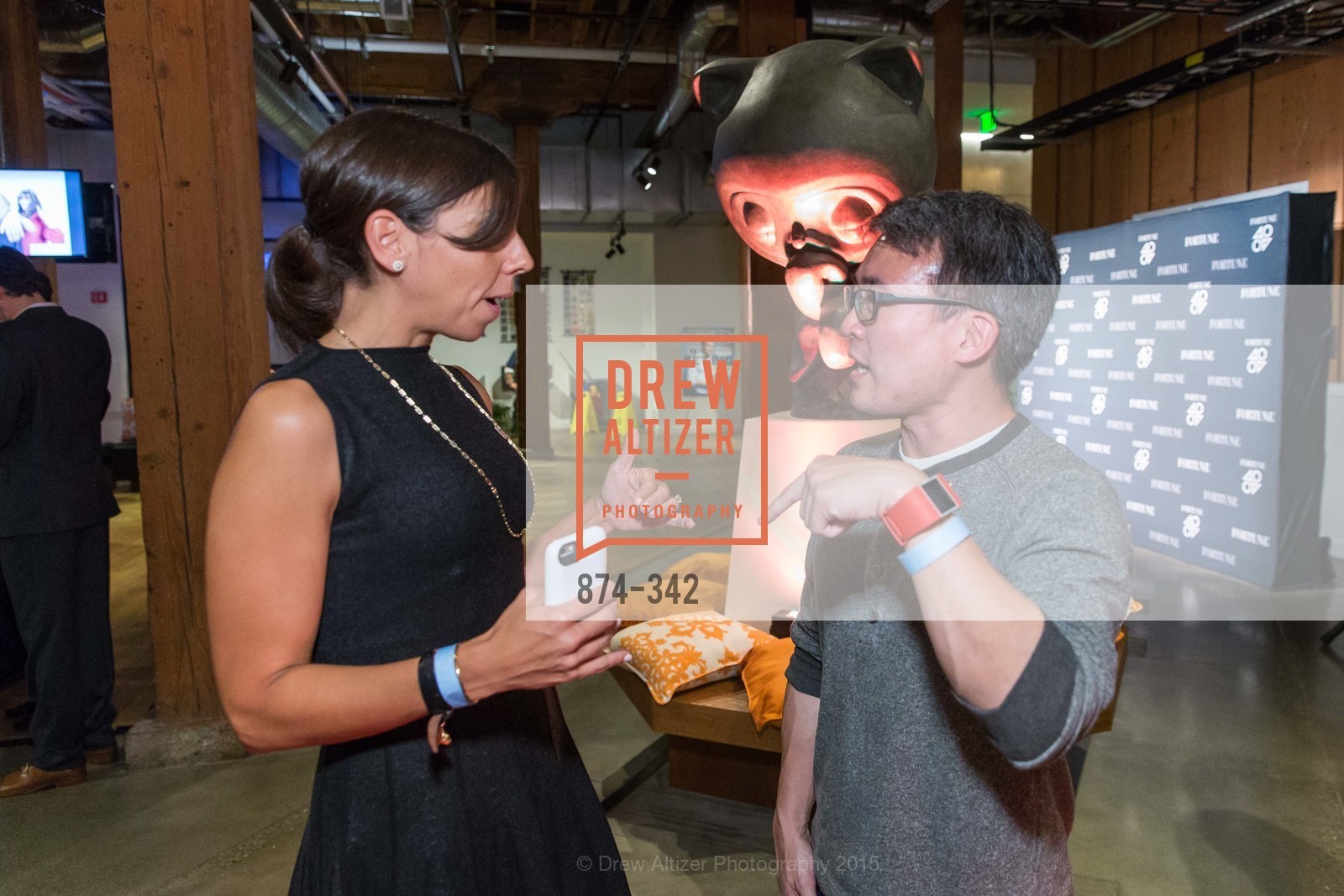Melanie Whelan, James Park, Fortune's 40 Under 40 Party, GitHub HQ. GitHub HQ, . 88 Colin P Kelly Jr St, October 7th, 2015, Photo #874-342 Melanie Whelan, James Park, Photo #874-342