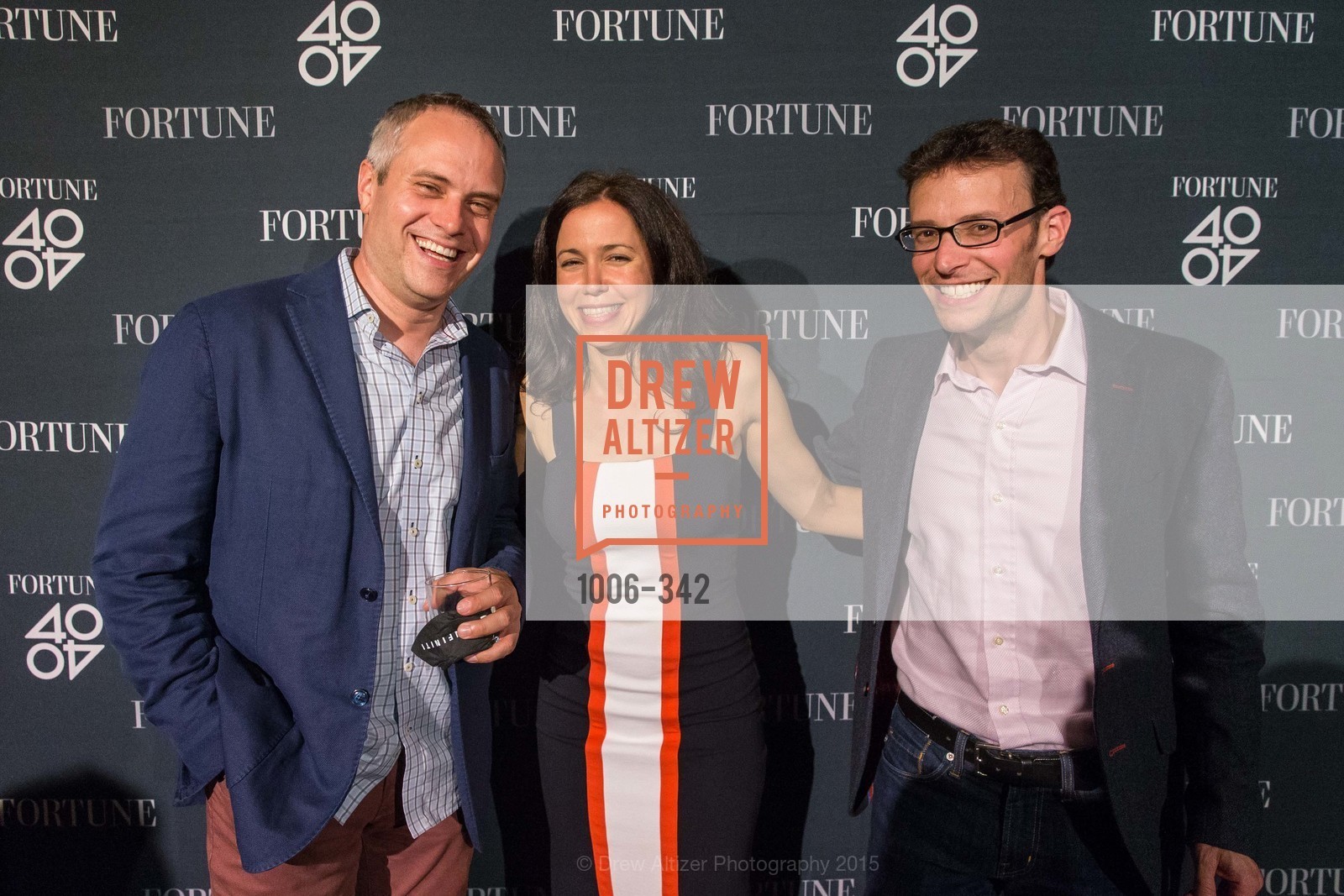 Brad Stone, Michal Lev-Ram, Eric Stone, Fortune's 40 Under 40 Party, GitHub HQ. GitHub HQ, . 88 Colin P Kelly Jr St, October 7th, 2015, Photo #1006-342 Brad Stone, Michal Lev-Ram, Eric Stone, Photo #1006-342