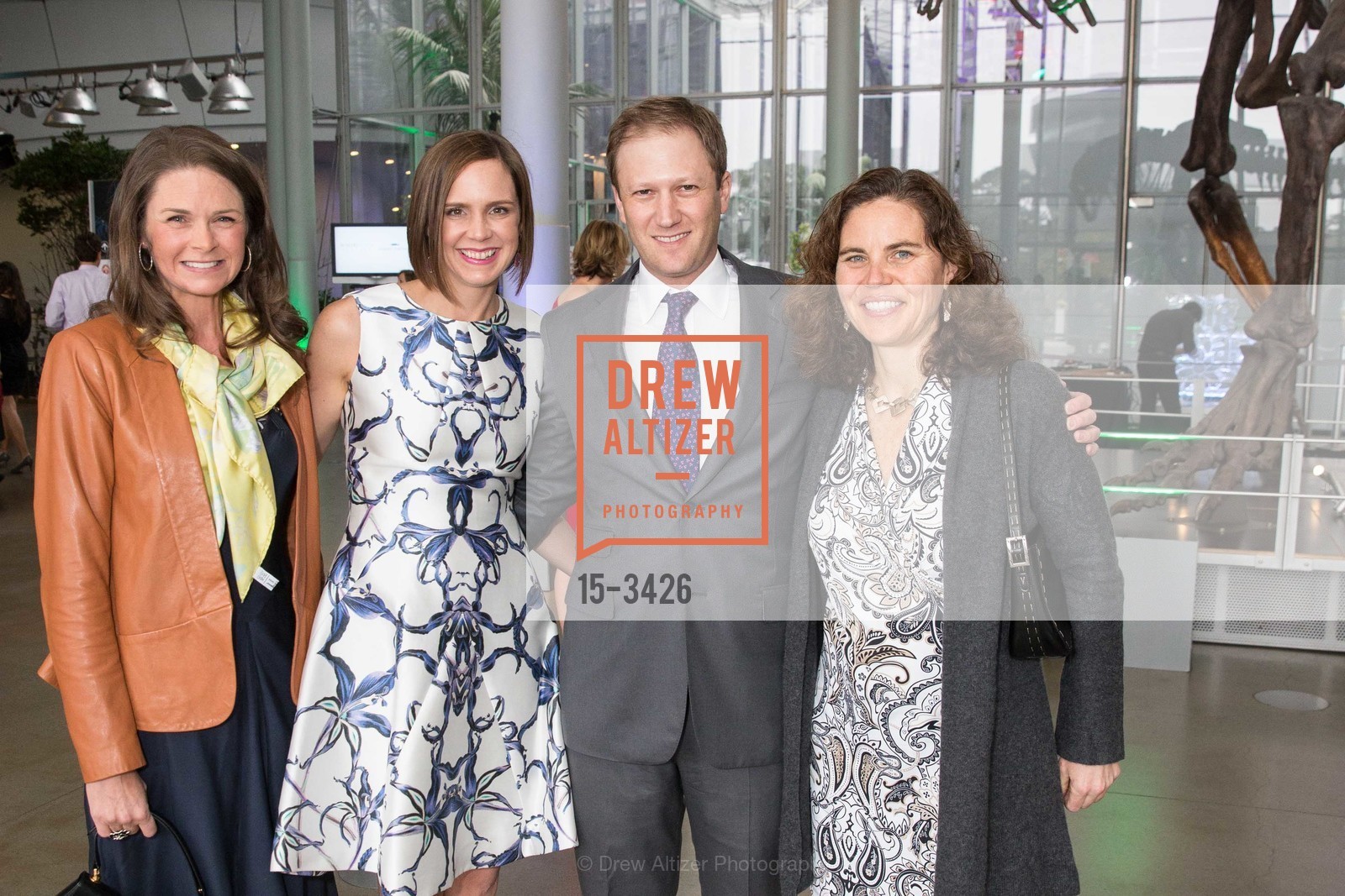 Colby Clark, Jessica Moment, Jason Moment, Monica Landry, California Academy of Sciences – Big Bang Gala, US, April 24th, 2014, Photo #15-3426 Colby Clark, Jessica Moment, Jason Moment, Monica Landry, Photo #15-3426