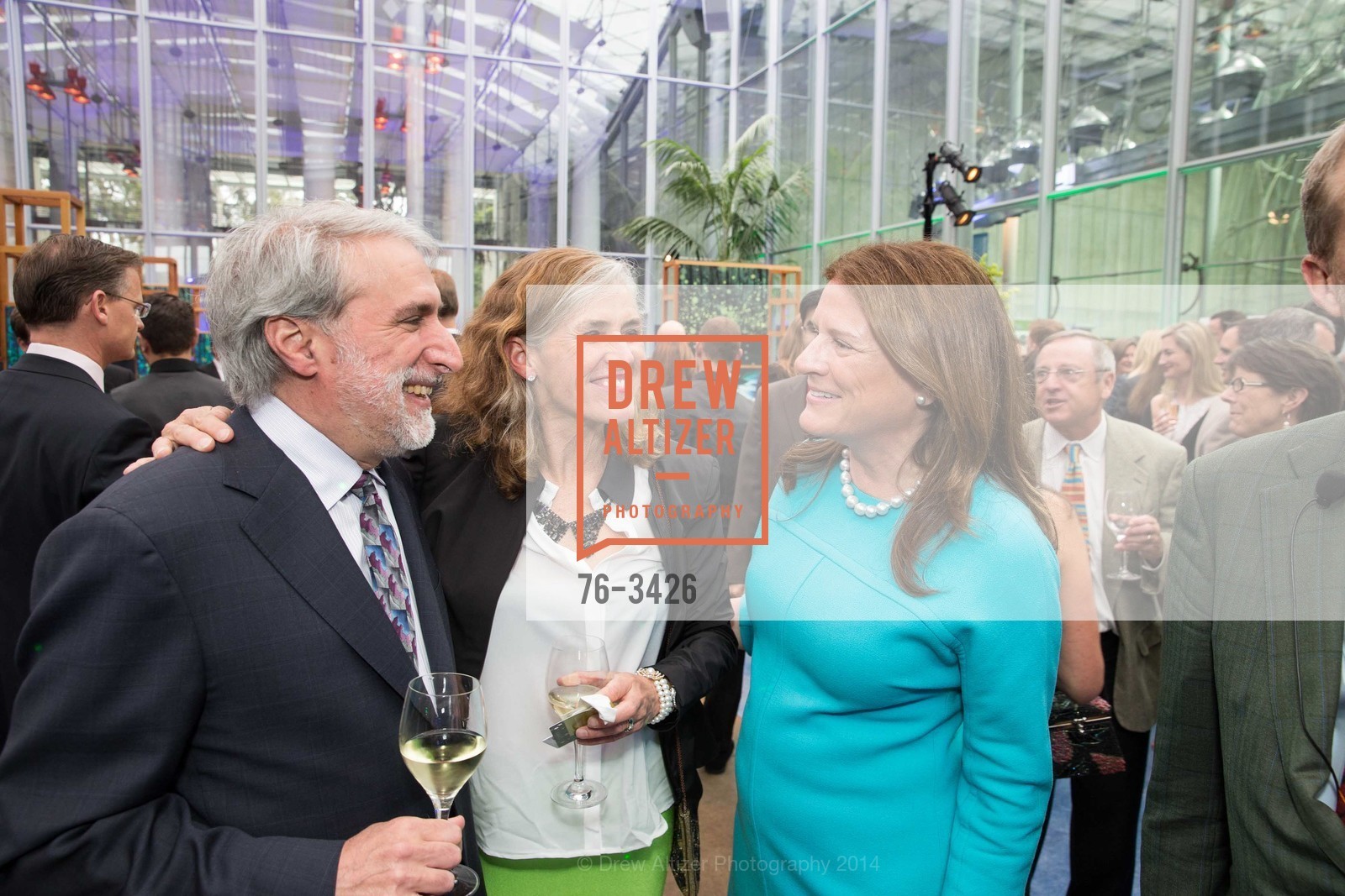 Daniel Nocera, Kat Taylor, Mimi Kingsley, California Academy of Sciences – Big Bang Gala, US, April 24th, 2014, Photo #76-3426 Daniel Nocera, Kat Taylor, Mimi Kingsley, Photo #76-3426